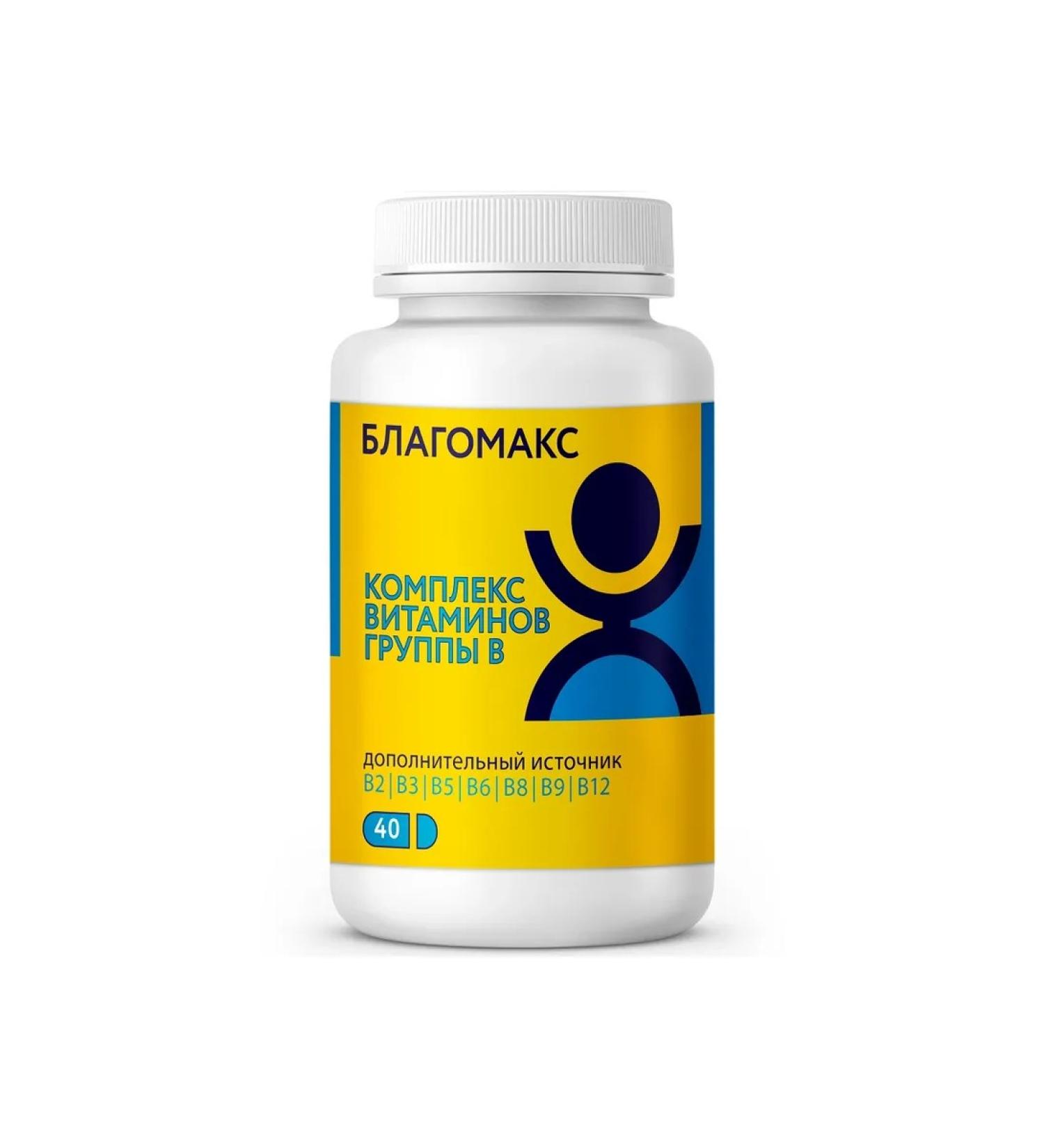 Blagomax Complex of B vitamins N40 caps 0.1-1pcs