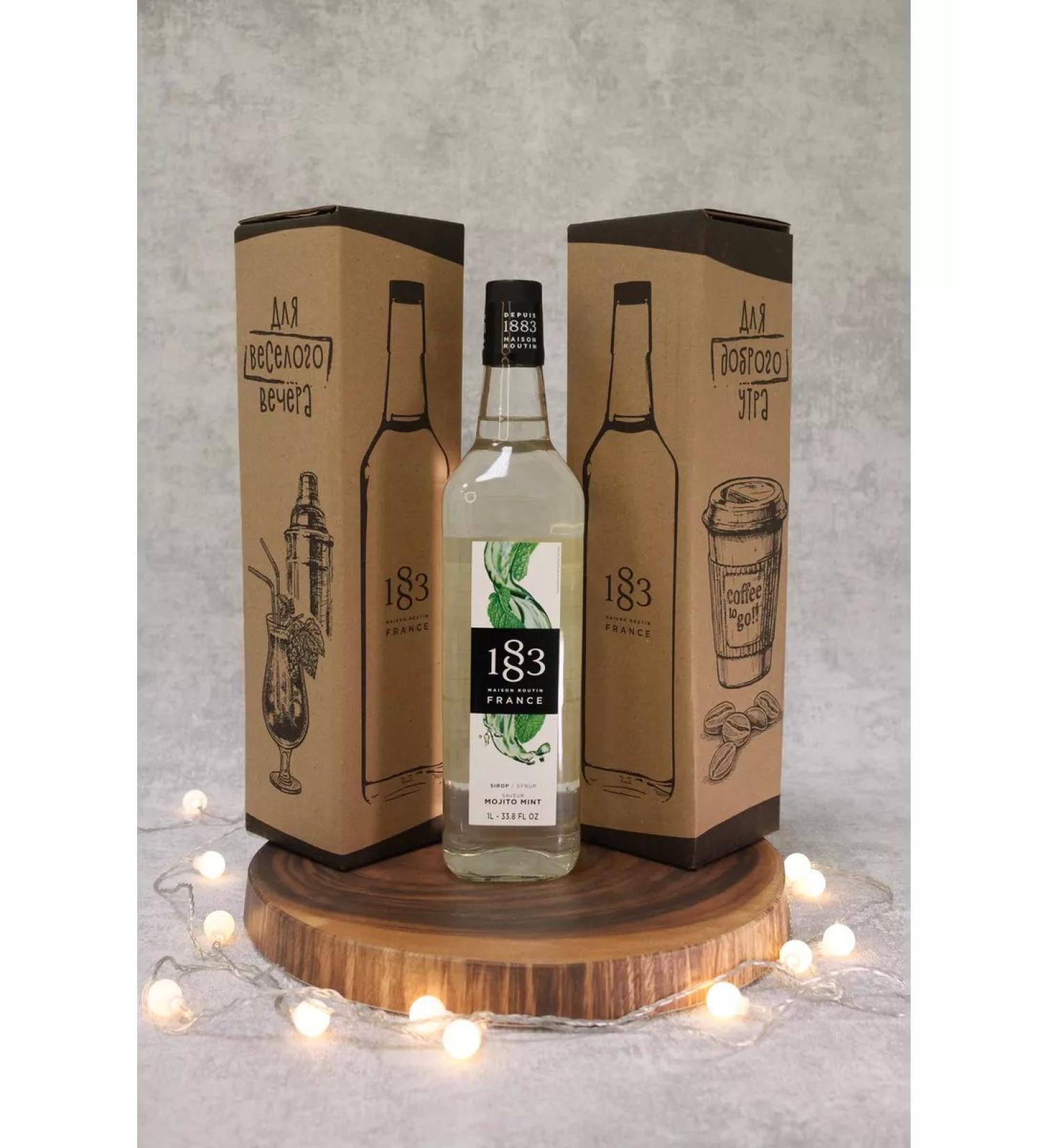 1883 Maison Routin Mohito syrup for coffee drinks and desserts 1 liter - Buy Online on GoSupps.com