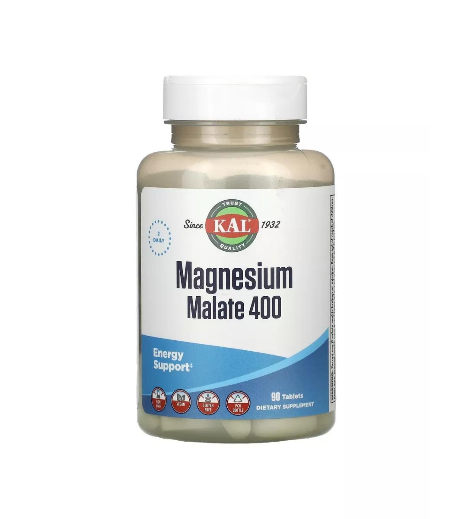 KAL Magnesium Malat 400 mg Magnesium Malate 90 Tab