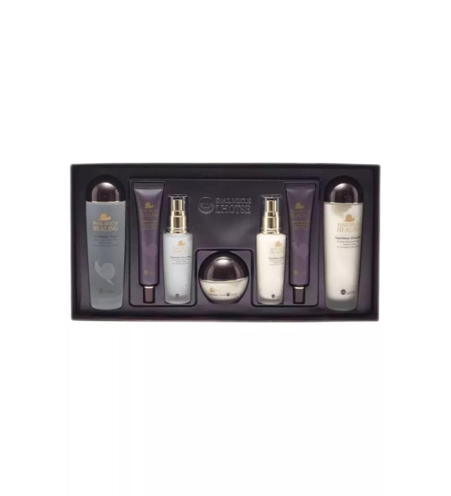 Bergamo Beauty-set for caring based on mucin snails 7V1