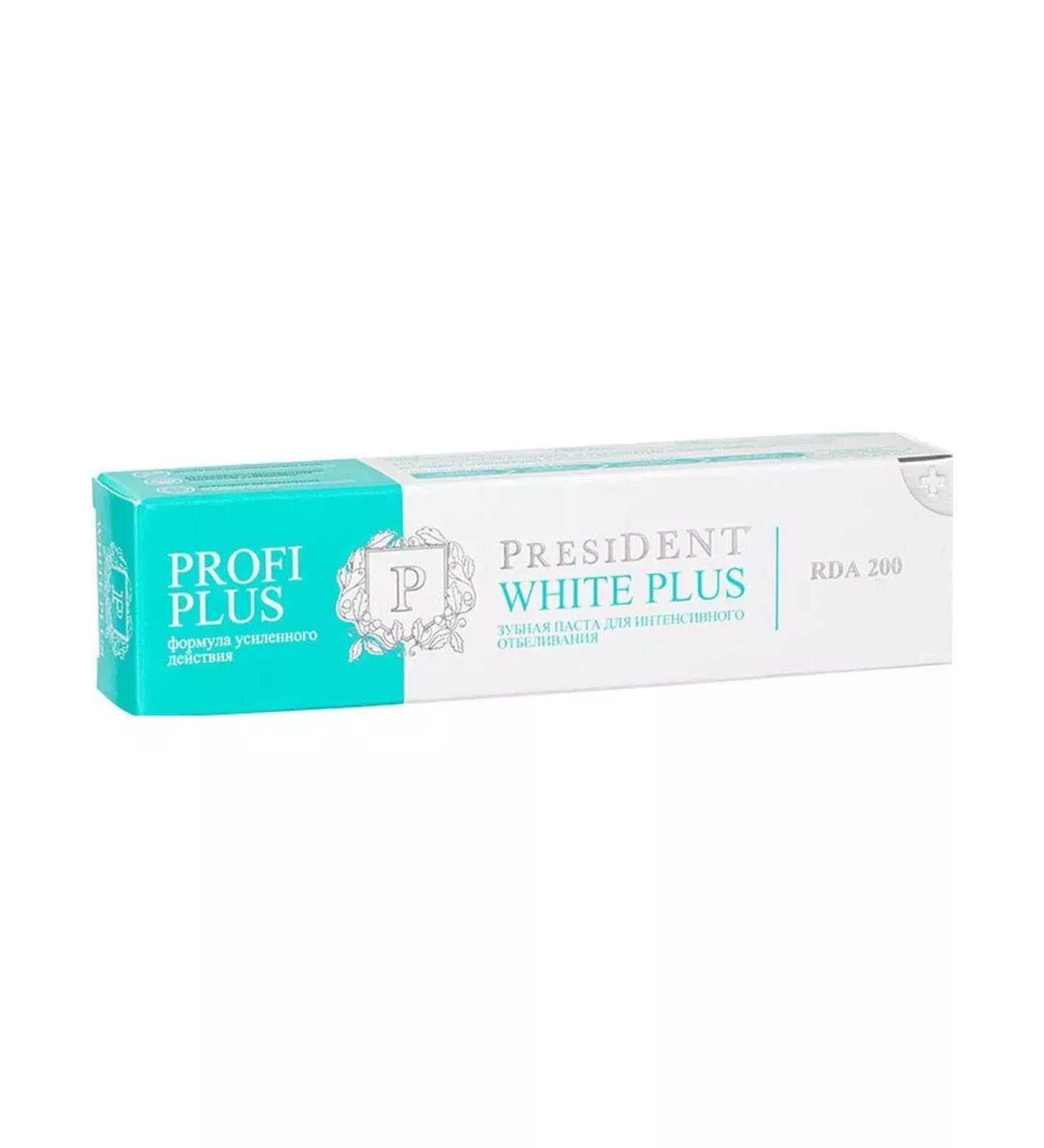 PRESIDENT Profi Plus White plus toothpaste 30 ml-1pcs - Buy Online on GoSupps.com