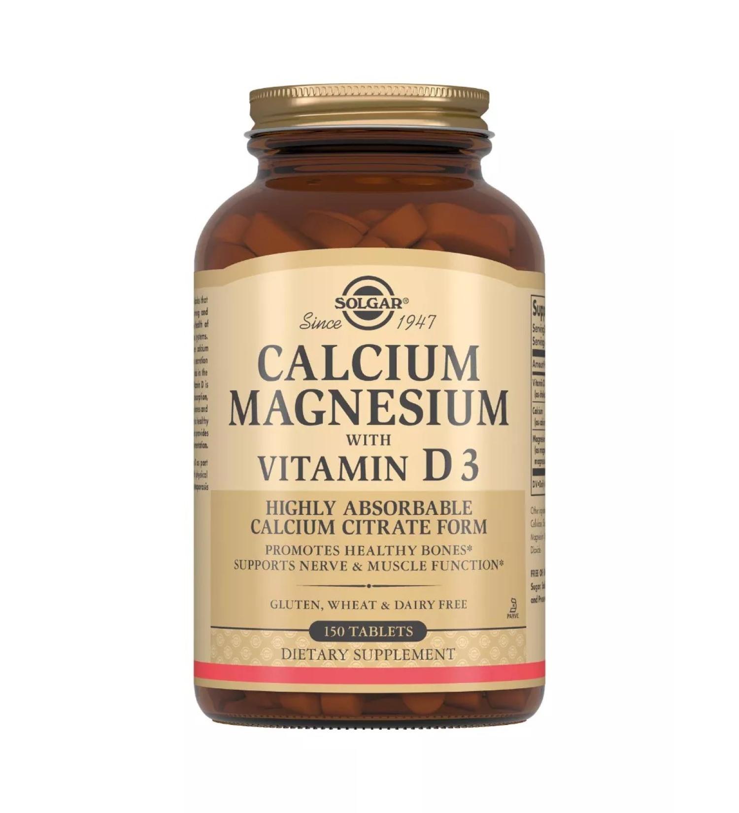 Solgar Calcium-Magenia with vitamin D3 150 pcs