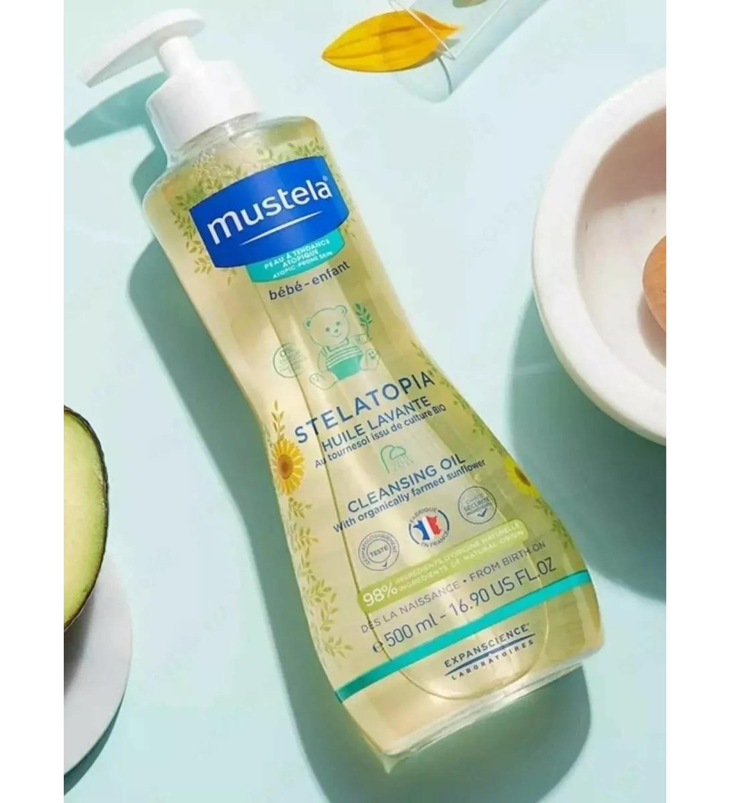Mustela Stalatopia oil cleaning for bathing 500 ml - Buy Online on GoSupps.com