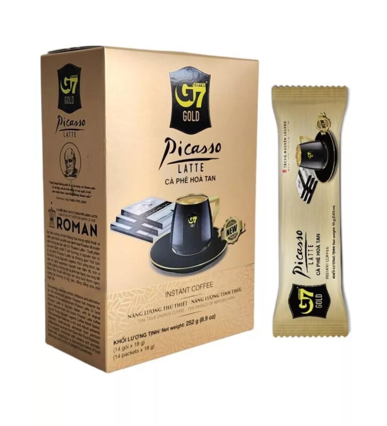 Latte coffee soluble Vietnamese Gold Picasso Latthe - Buy Online on GoSupps.com