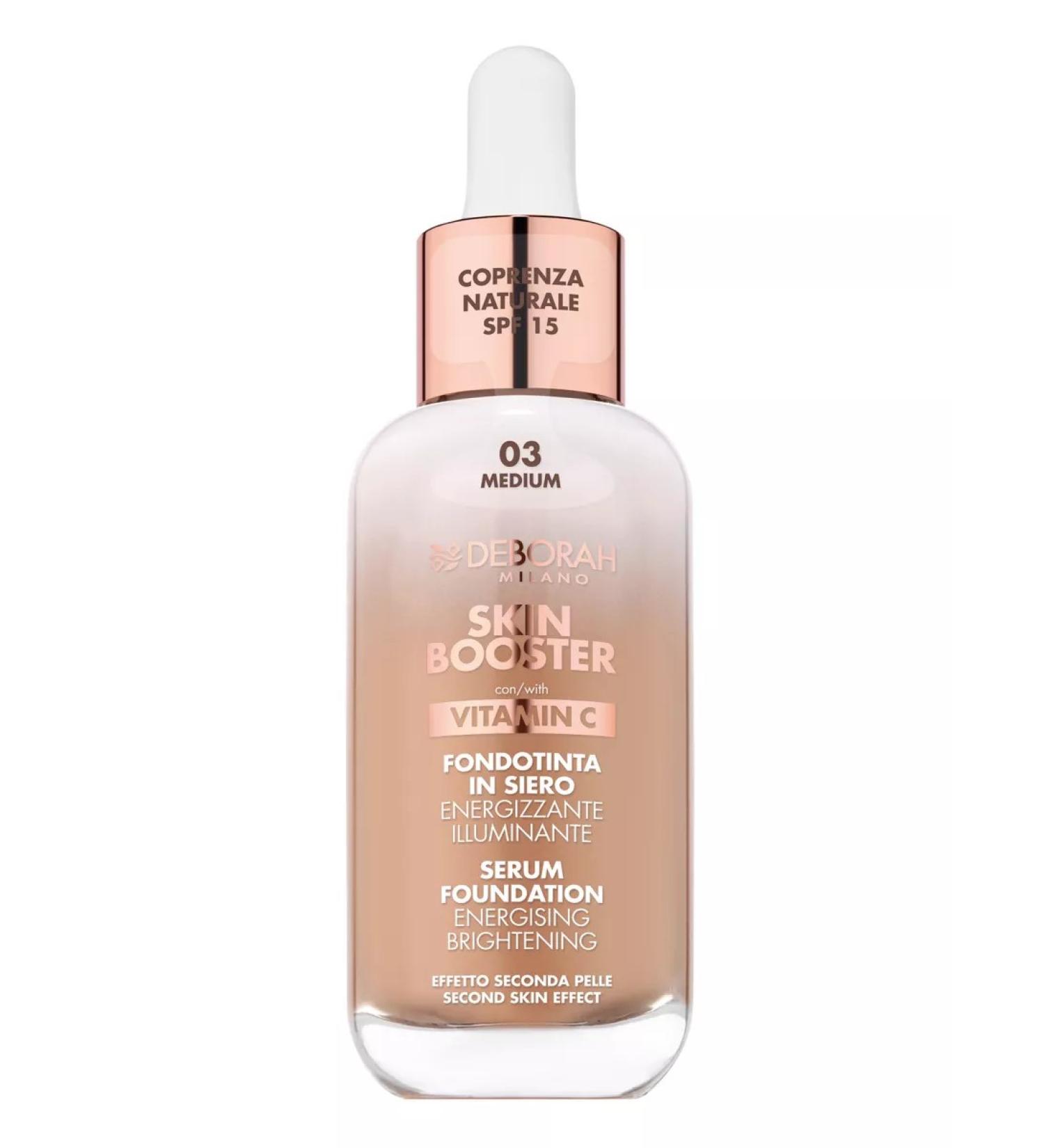 DEBORAH Milano Tonal base Skin Booster Serum tone 3 average 30ml - Buy Online on GoSupps.com