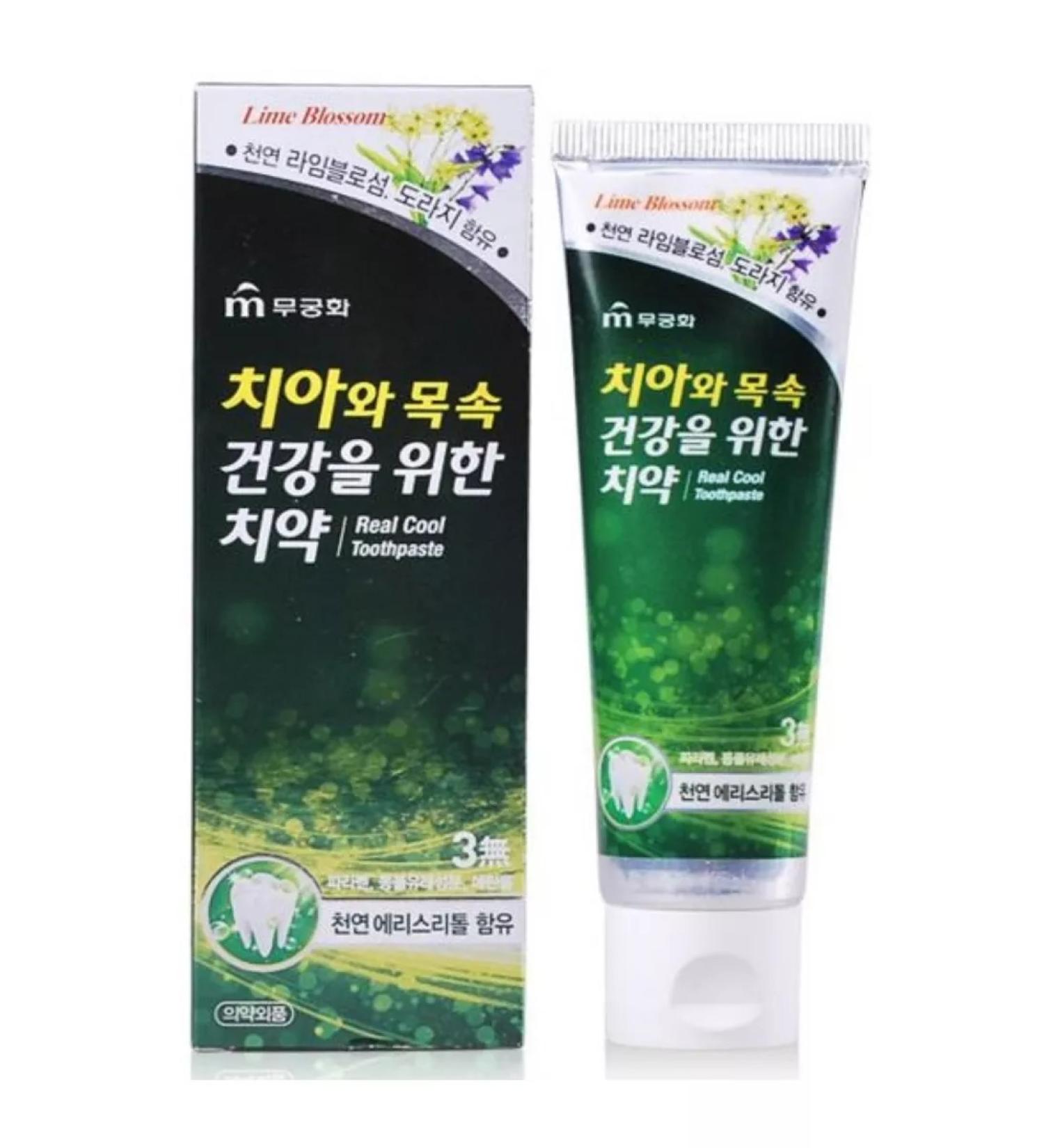 MUKUNGHWA Real Cool gel toothpaste lime extract 110g