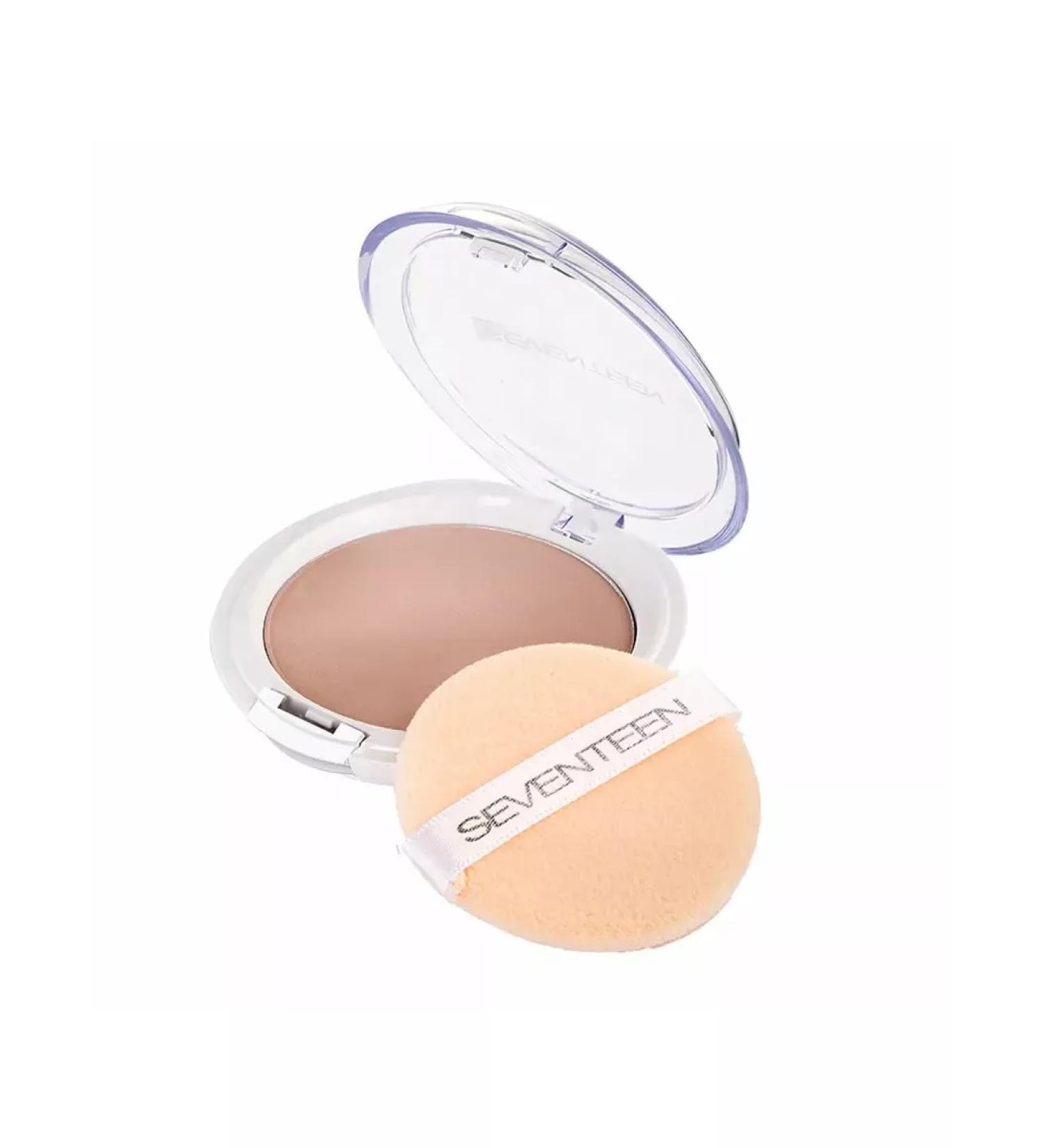 Seventeen Natural Silky Transparent SPF15 Compact powder 07 - Buy Online on GoSupps.com