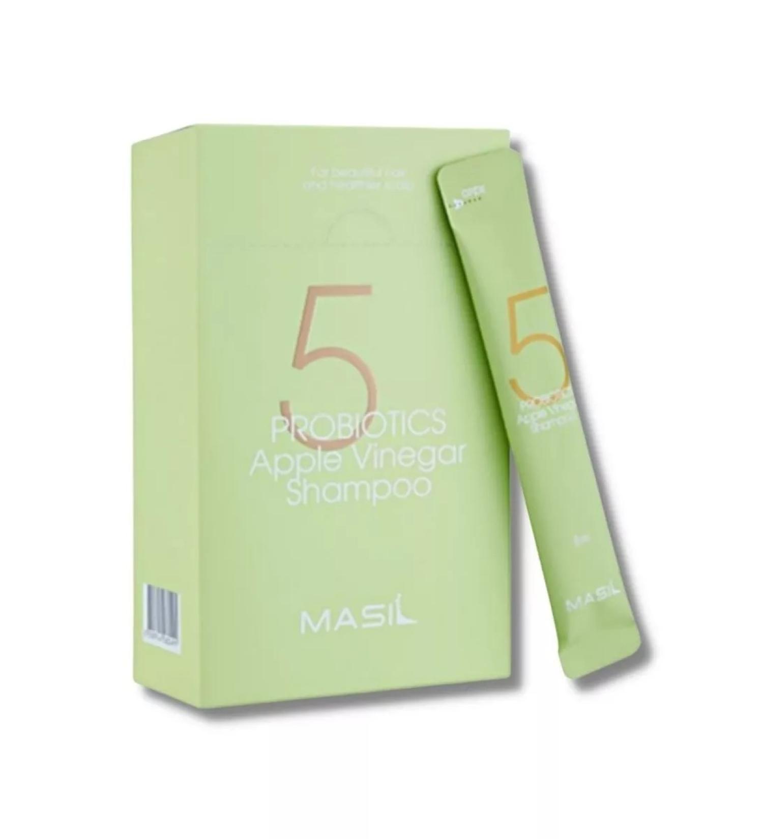 MASIL Shampoo from dandruff with apple cider vinegar 20 pcs x 8 ml - Buy Online on GoSupps.com