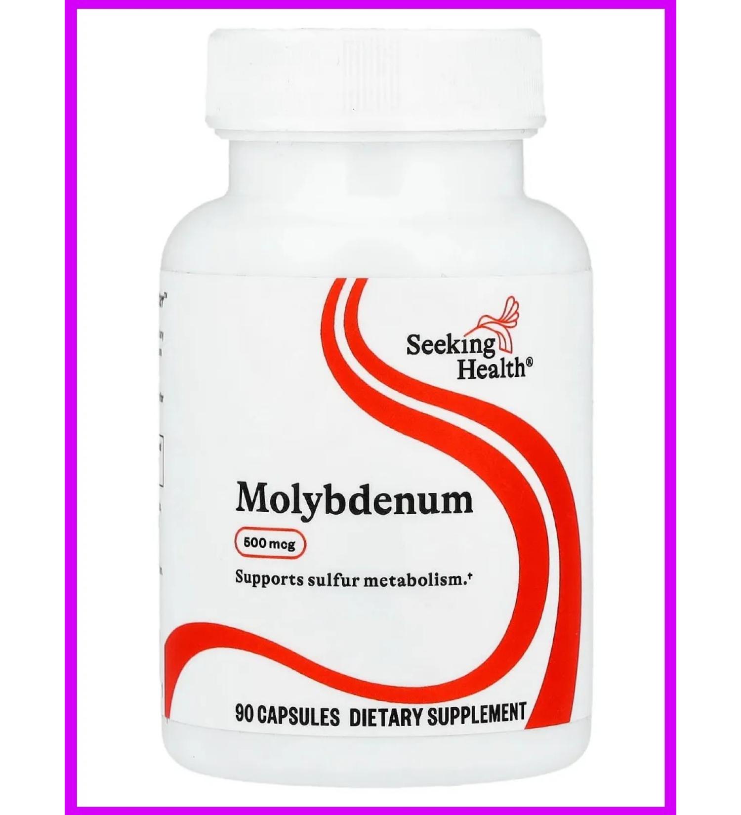 Seeking Health Molybdenum 500 g 90 capsules - Buy Online on GoSupps.com