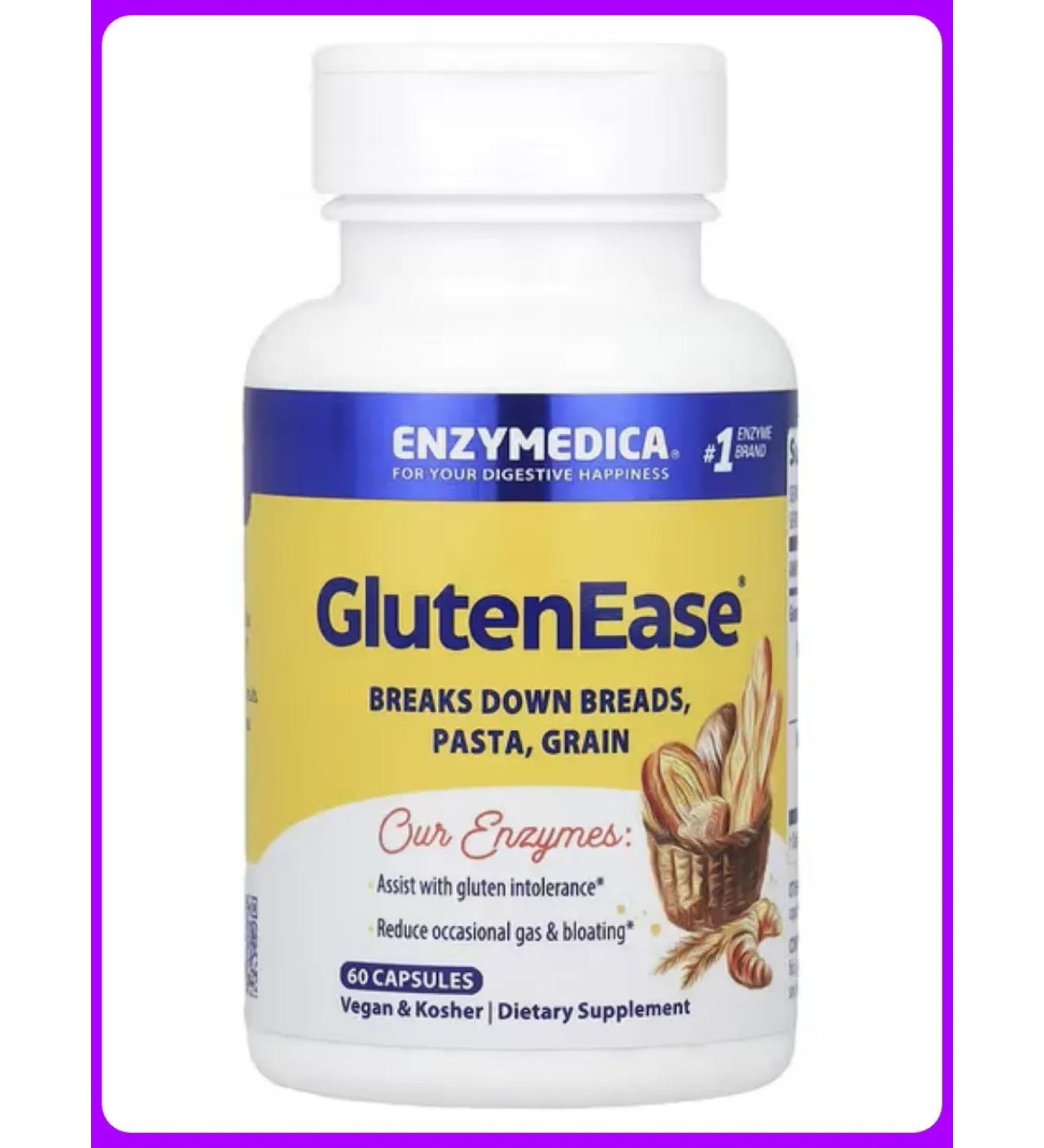 enzymedica Enzymes for digestion of gluten 60 capsules - Buy Online on GoSupps.com