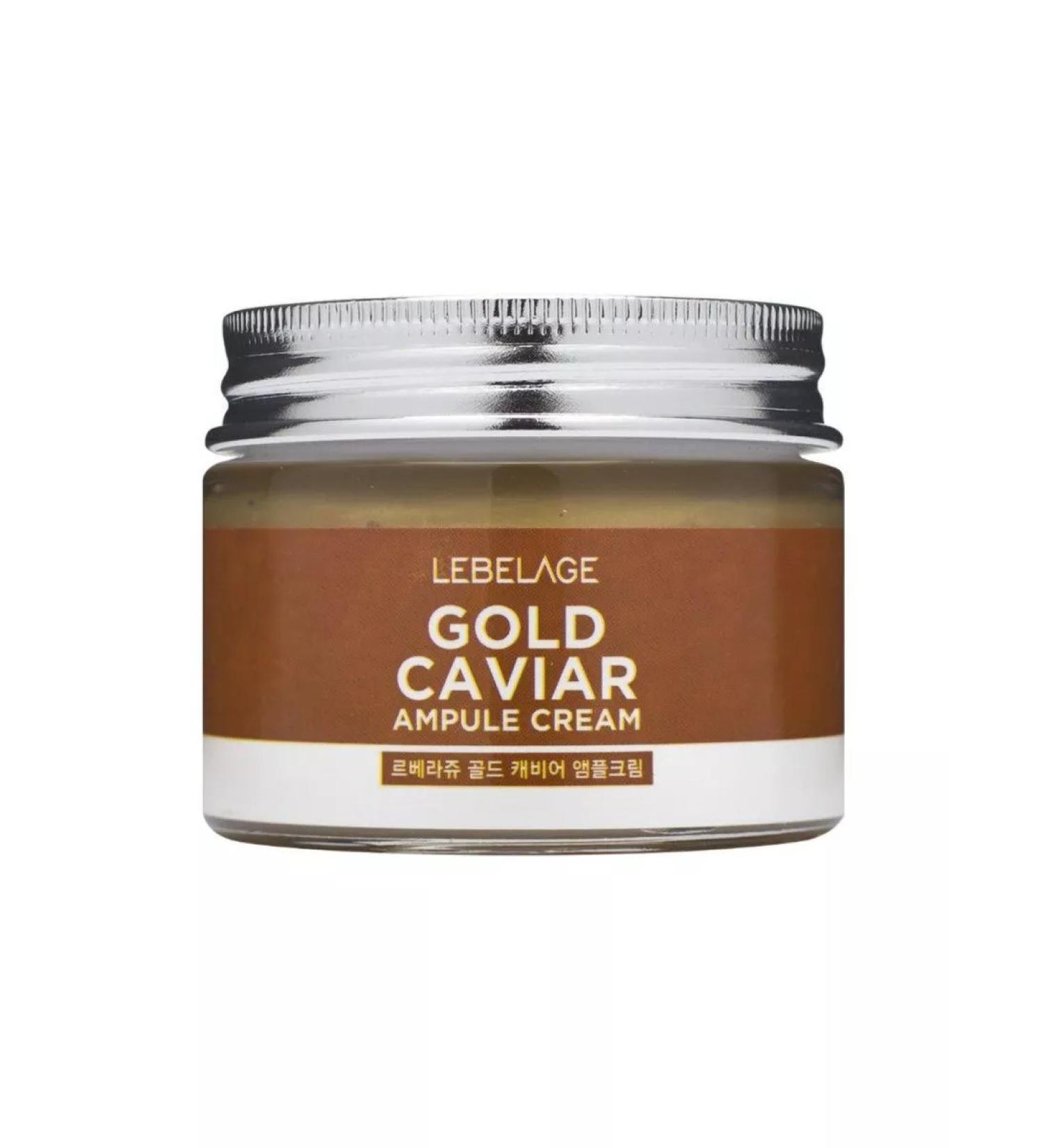 Lebelage Anti -aging ampoule cream with caviar extract 70 ml - Buy Online on GoSupps.com