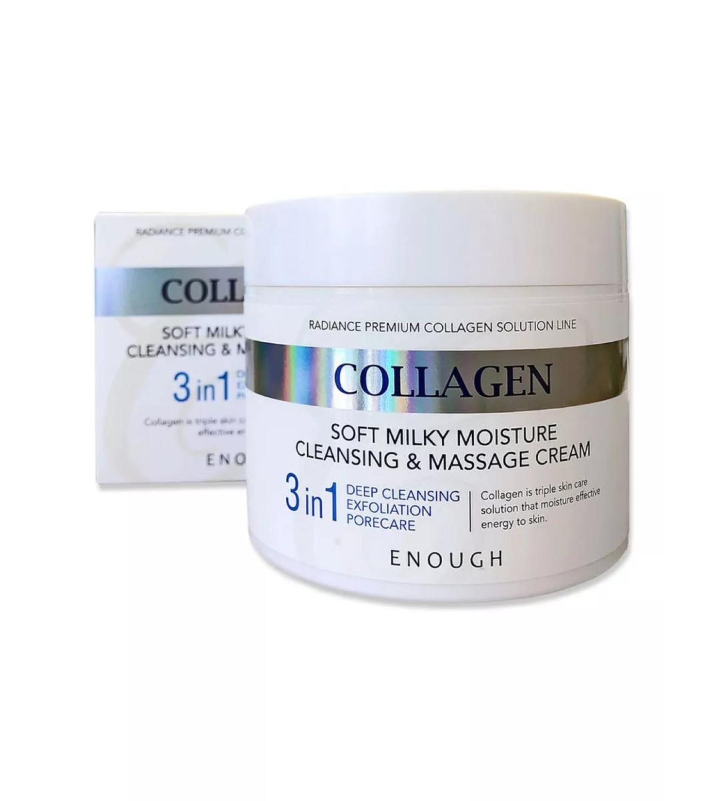 ENOUGH Massage cleansing face cream with collagen 300 ml