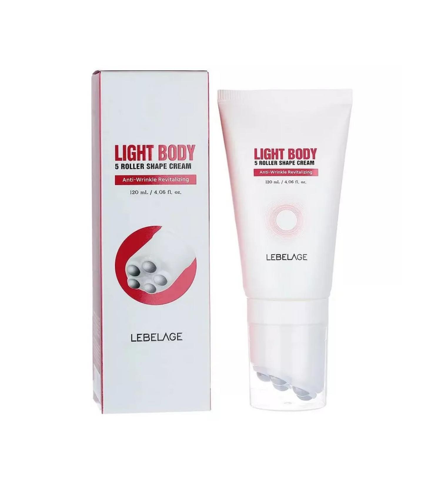 Lebelage Body cream massage with 5 roller balls 120 ml - Buy Online on GoSupps.com