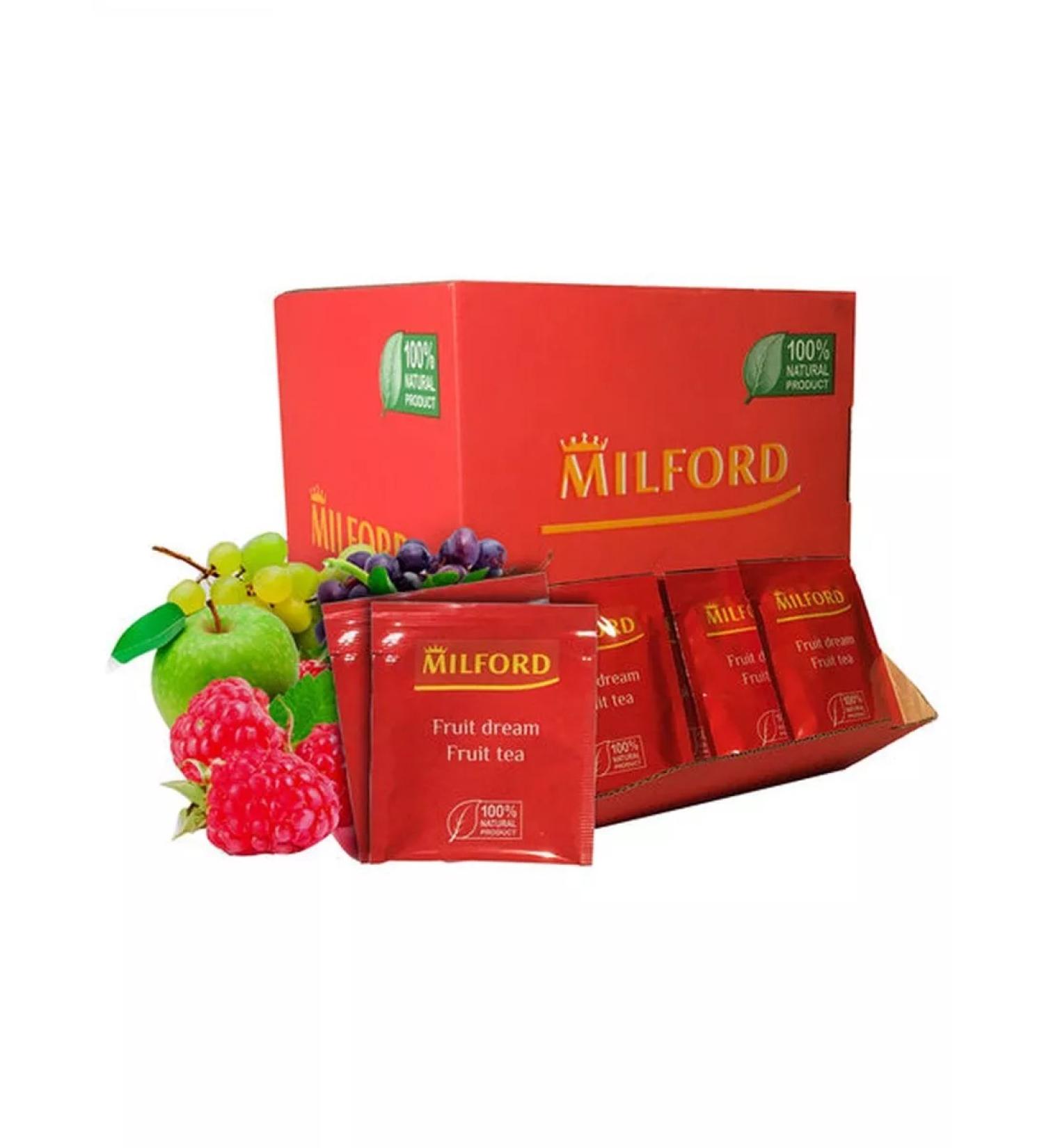 Milford Tea "Fruit Dream" is fruit in a set of 200 units. 1.75 gr