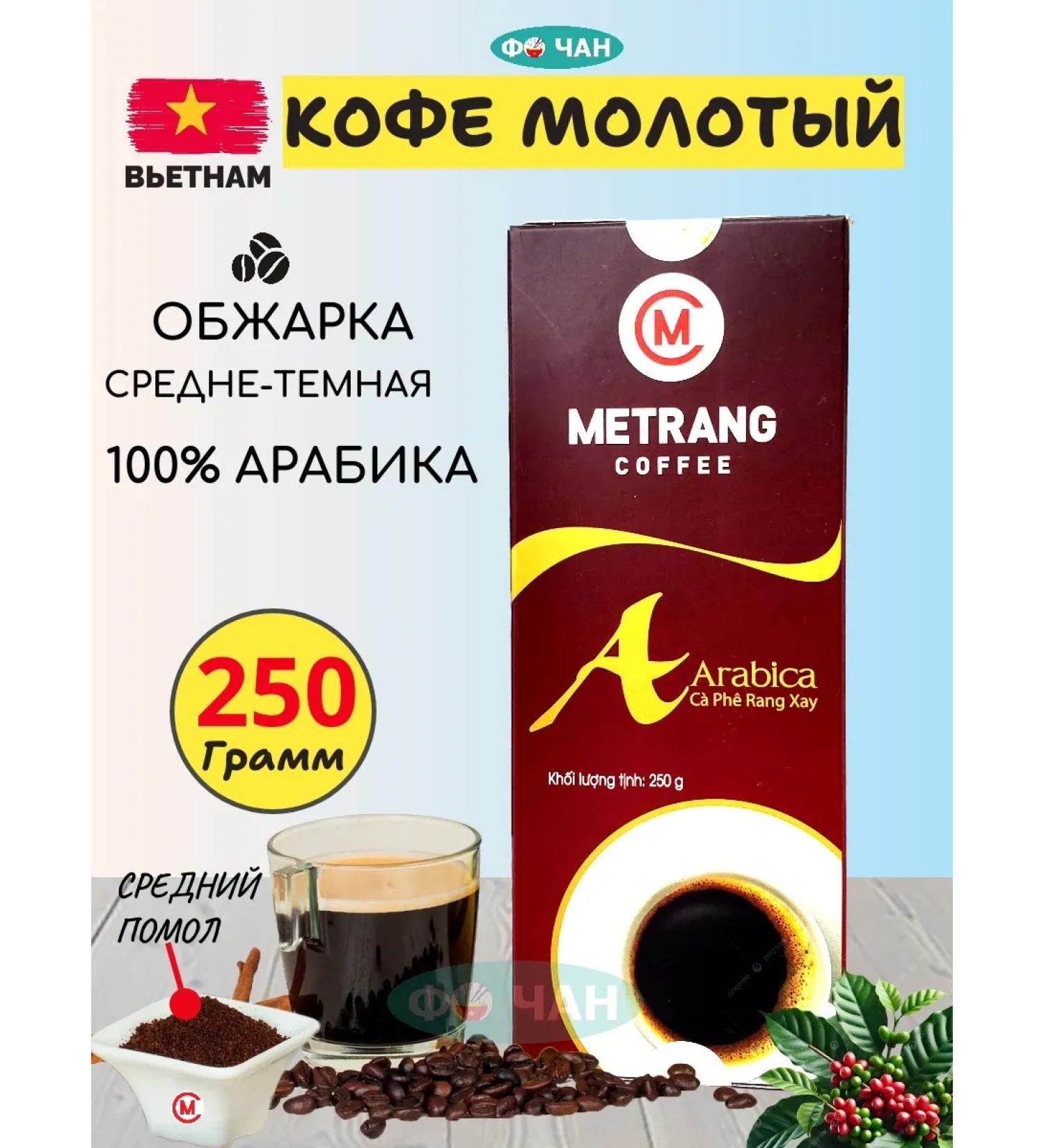 Me Trang Coffee ground arabica 1 pc for 250g - Buy Online on GoSupps.com