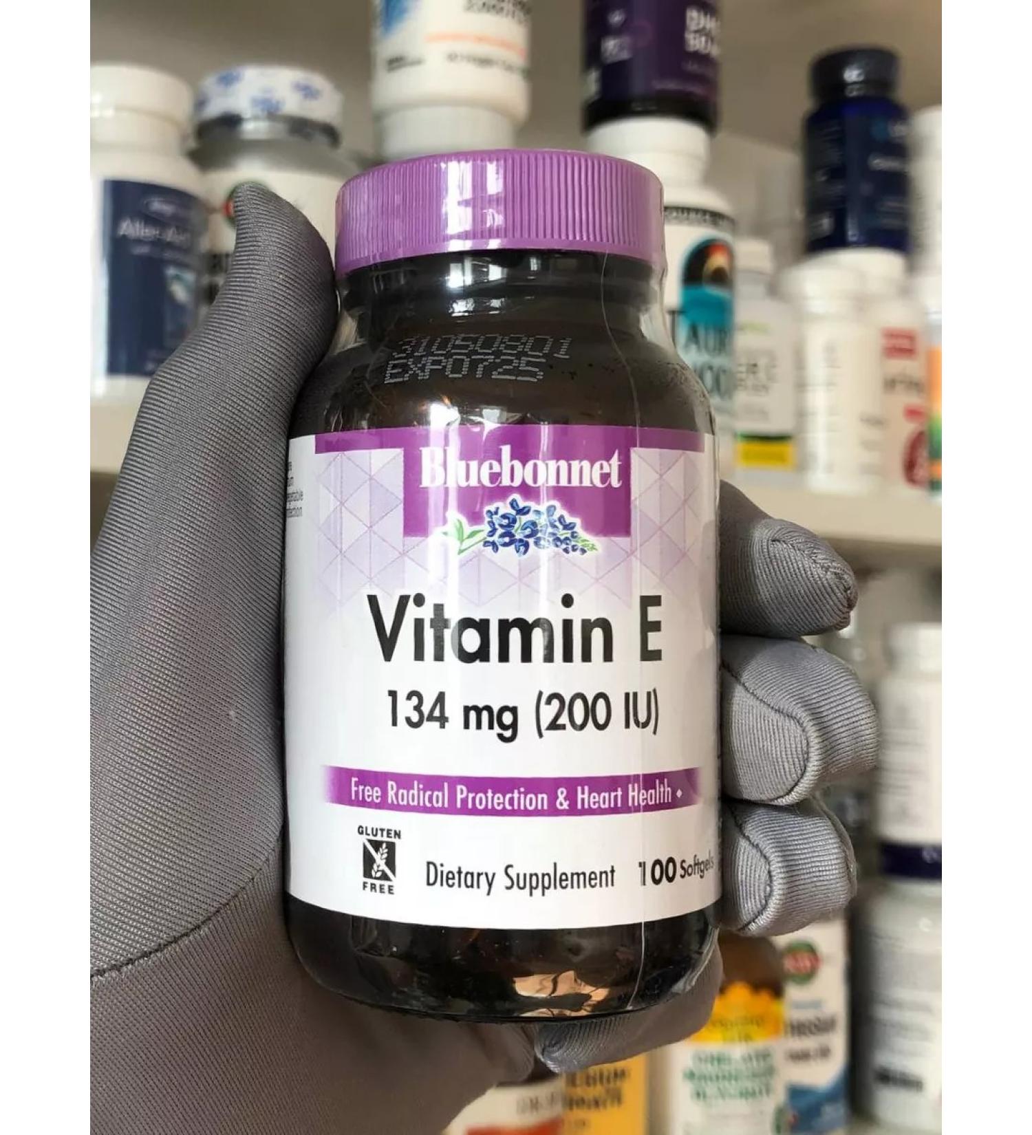 Bluebonnet vitamin E with 200 me