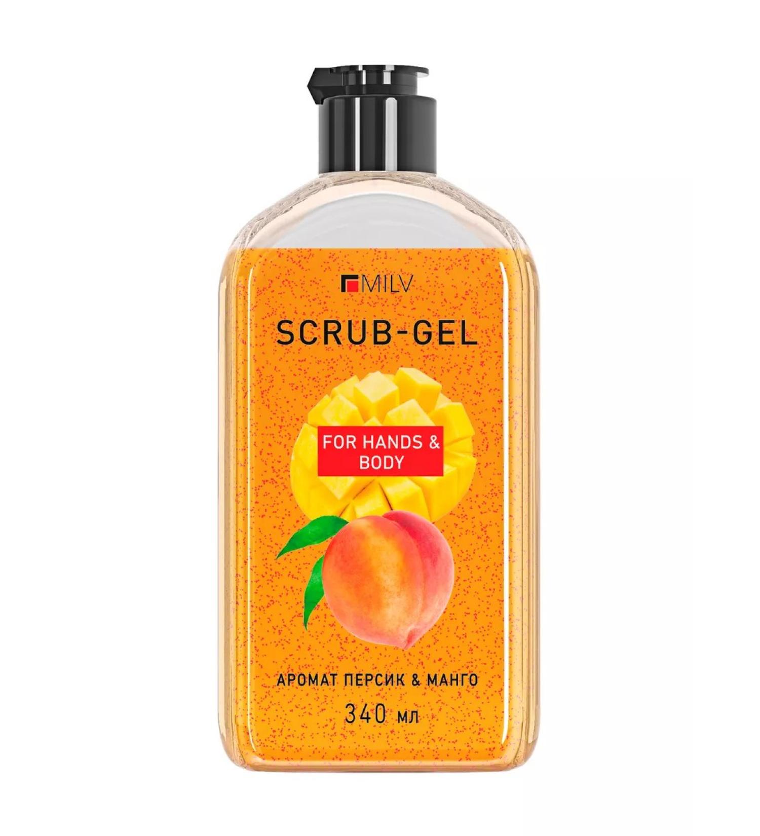 MILV Scrub-gel for the hands and body "Persian and mango". 340 ml