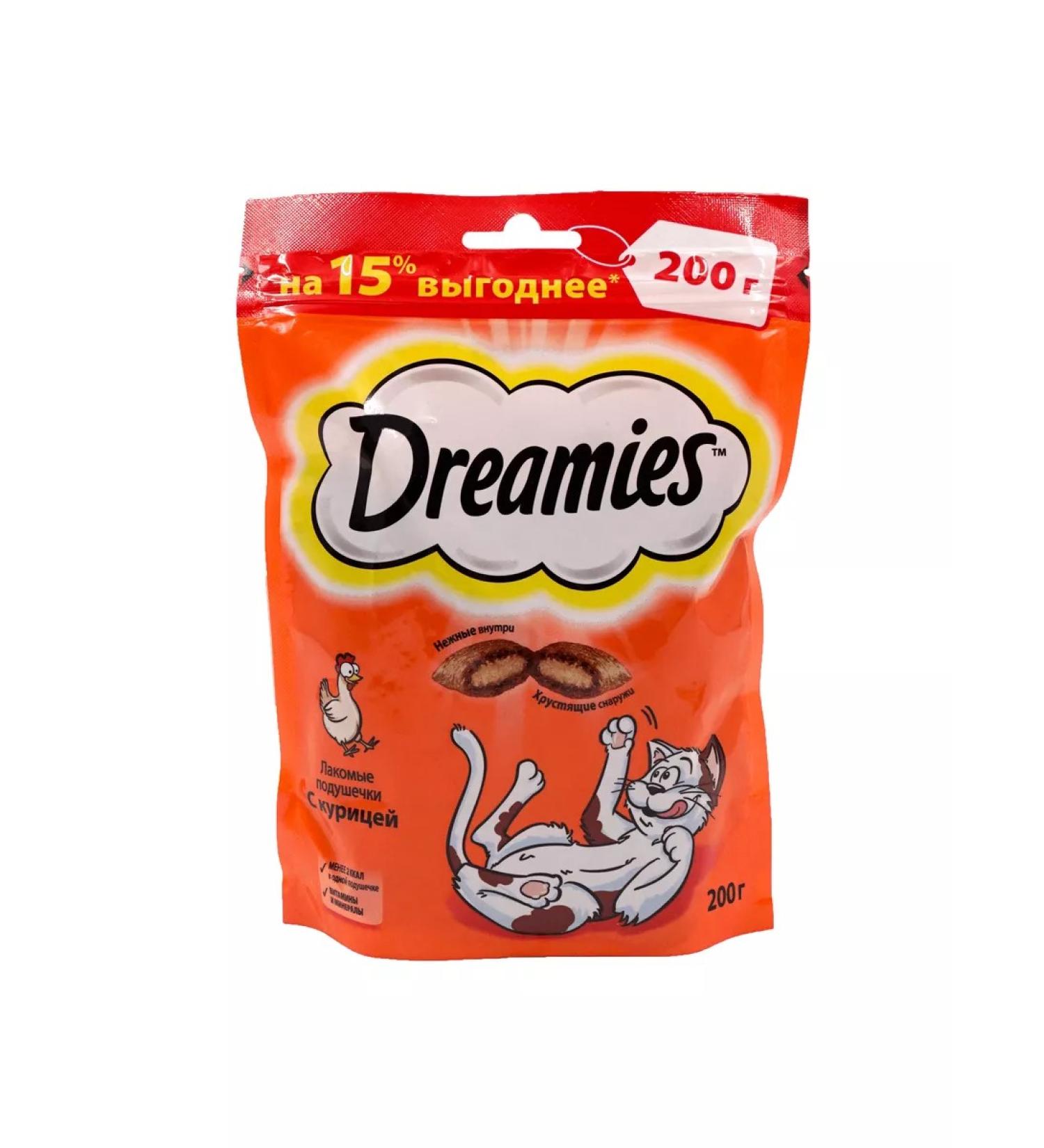 Dreamies goodies for cats with chicken 200 g