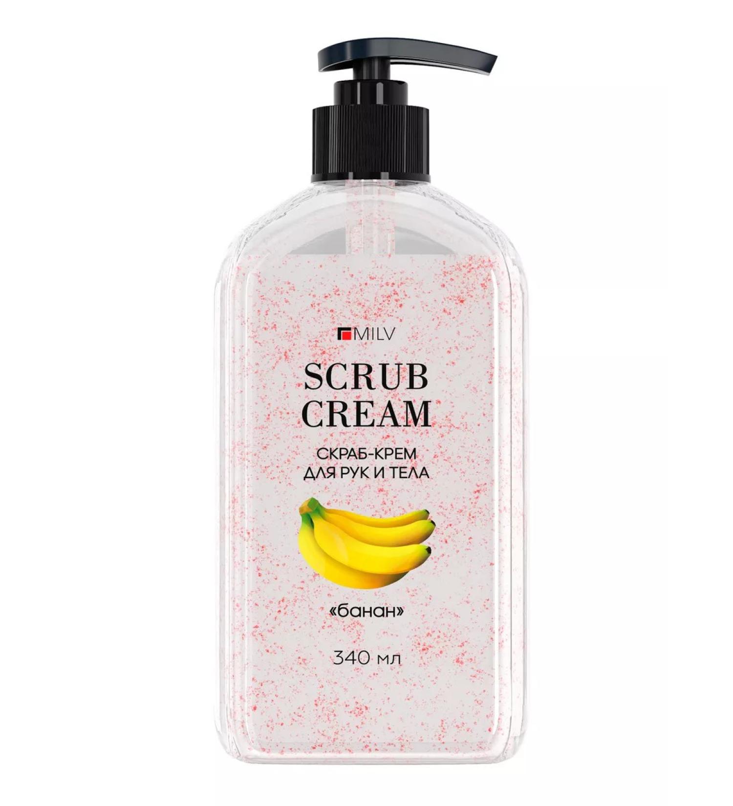 MILV Scrub-cream for the hands and body "Banana". 340 ml
