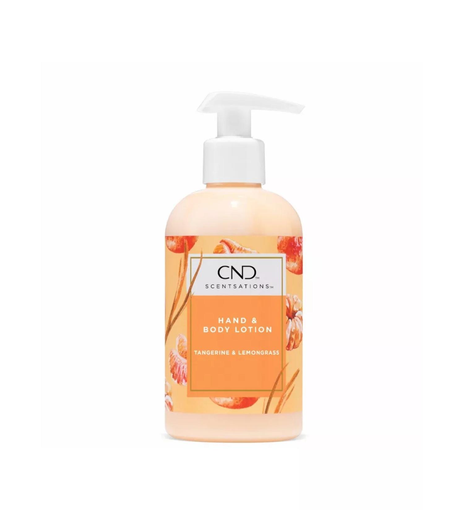 CND SCENSATION LOONO for hand and body with the smell of mandarin