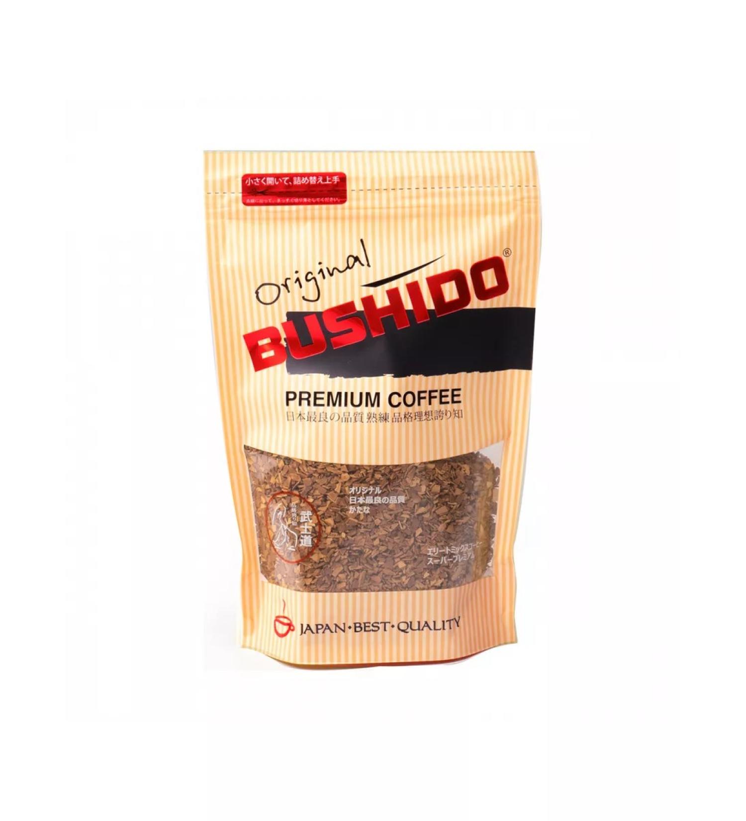 Bushido Soluble coffee sublimated Original 75 g - Buy Online on GoSupps.com
