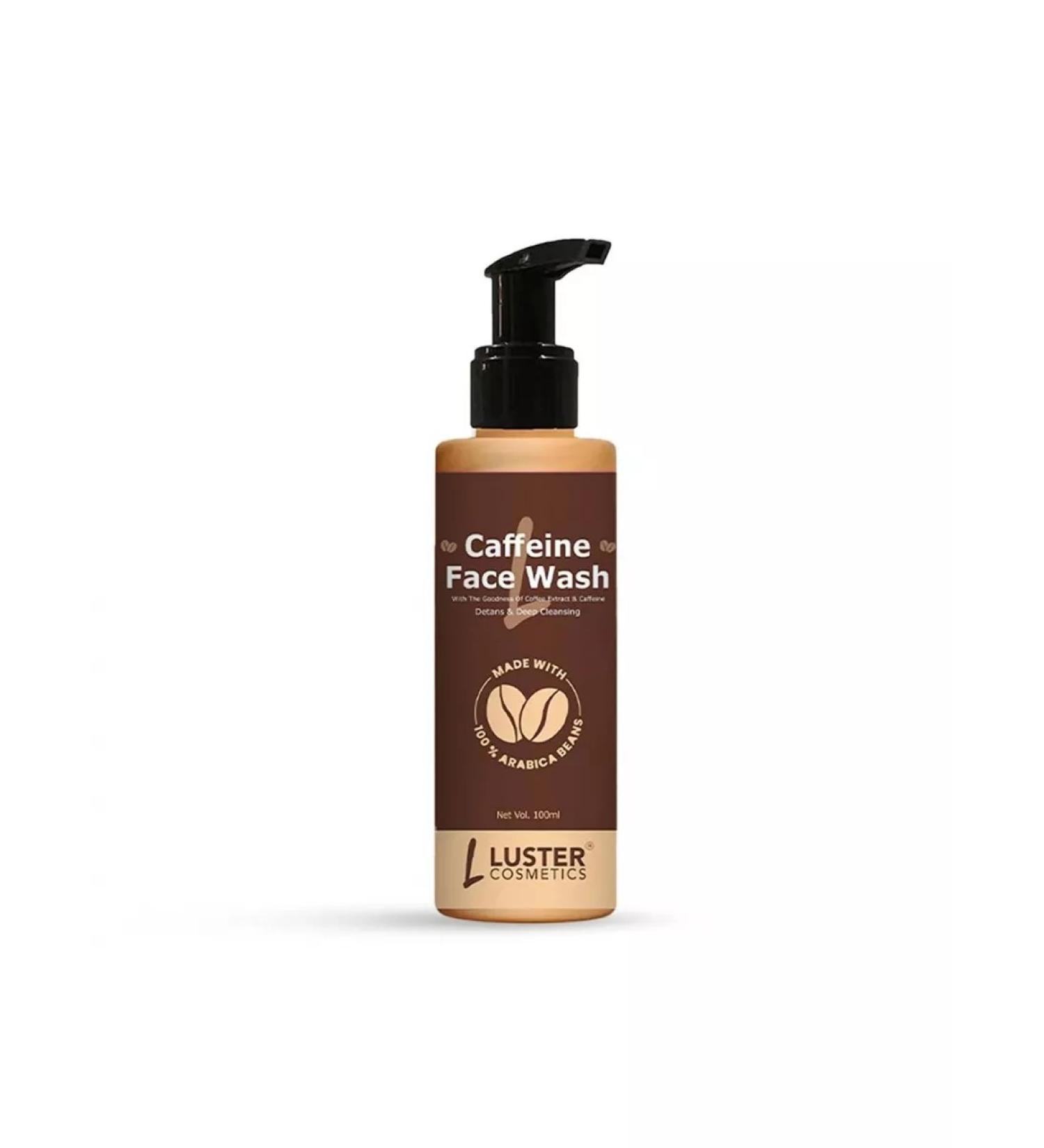 Luster Washing gel with ground coffee and chocolate oil