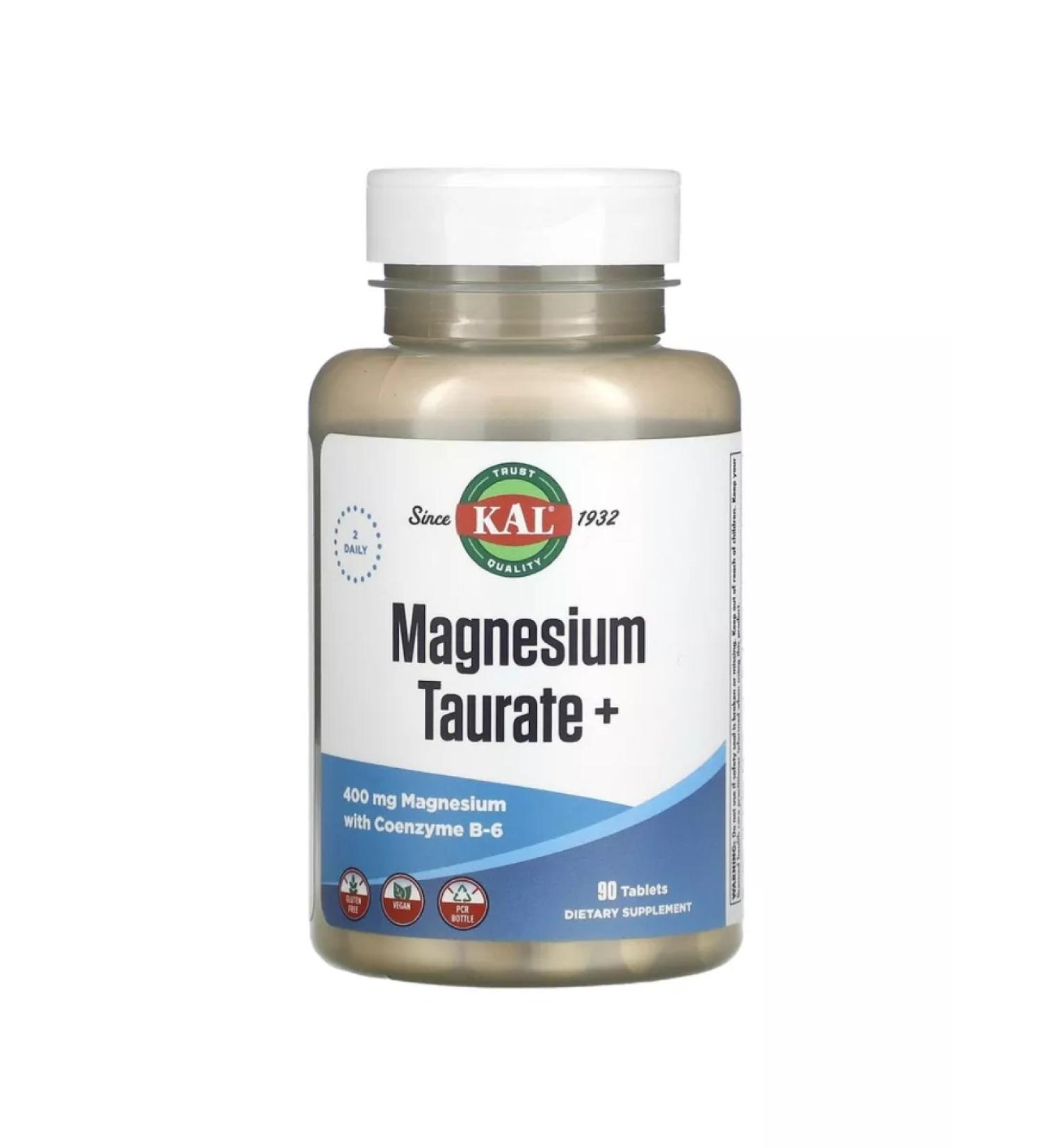 KAL Taurat Magnesium plus 200 mg Magnesium Taurate+ 90 tablets