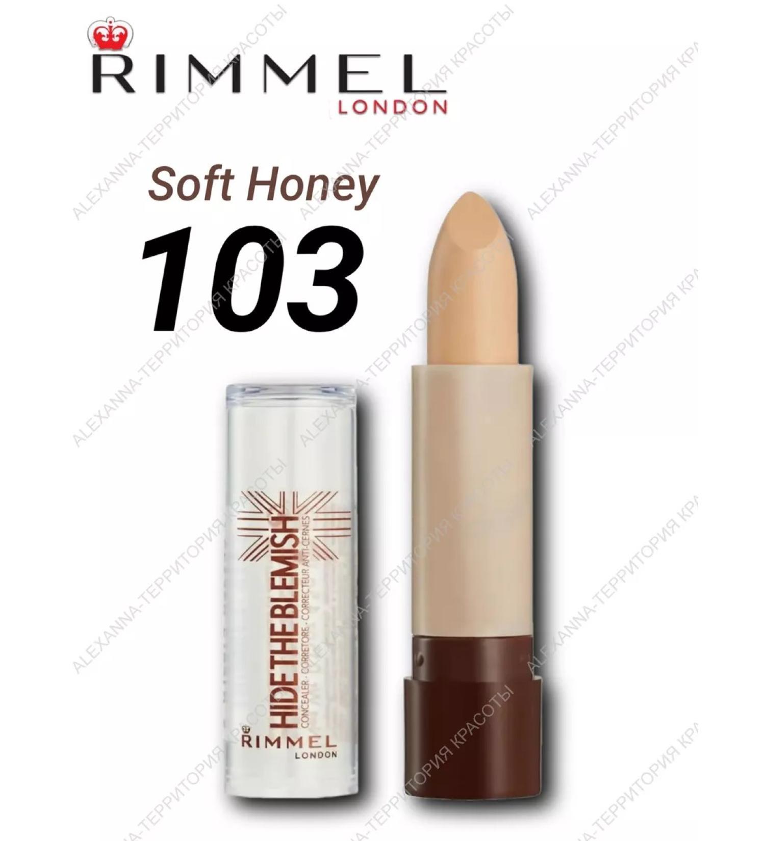 Rimmel Concealer corrector Hide the Blemish 103 Soft Honey 4.5g - Buy Online on GoSupps.com