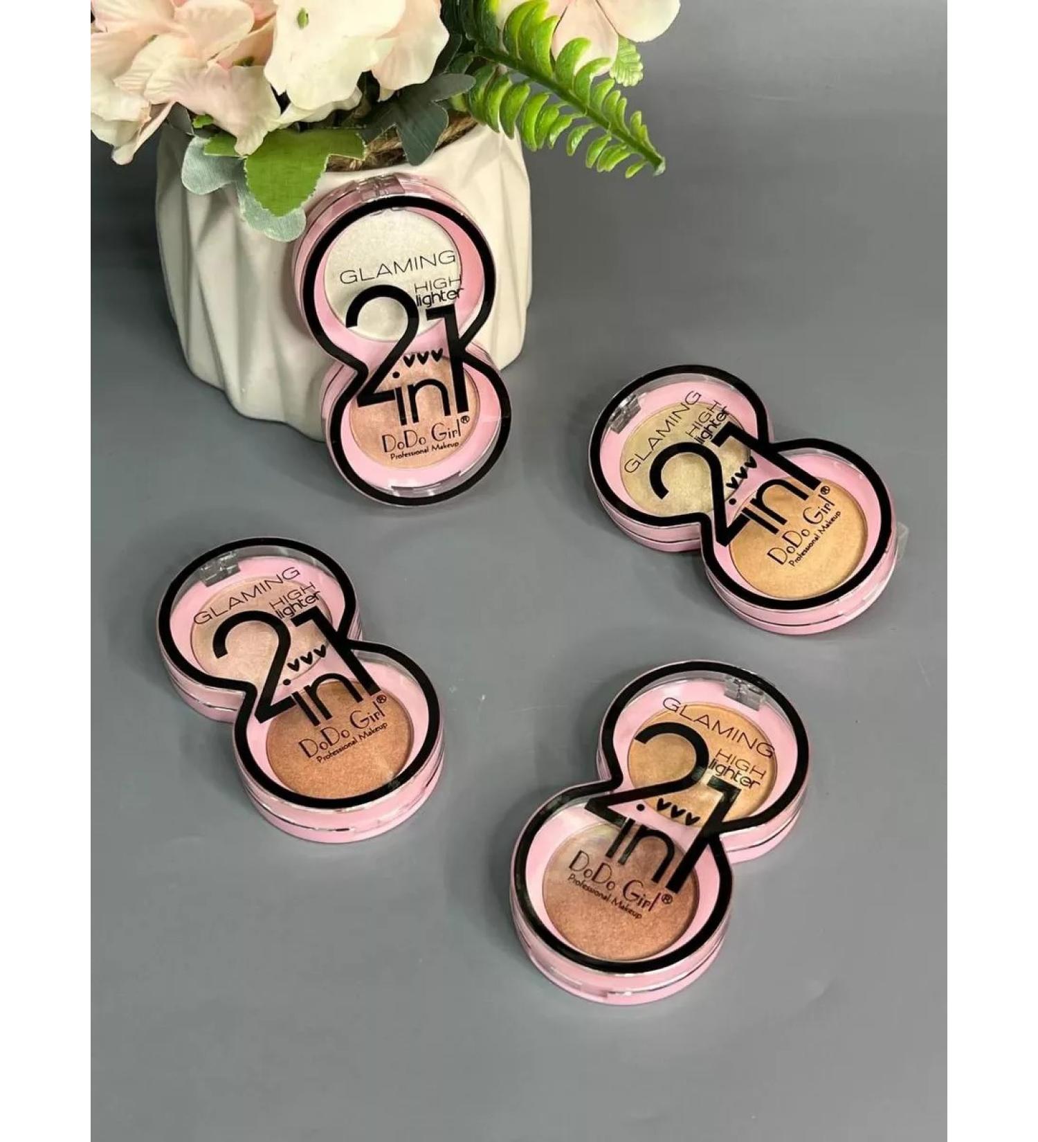 Divi Highlighter for makeup Dodo Girl Glaming Highlighter 2in1 - Buy Online on GoSupps.com