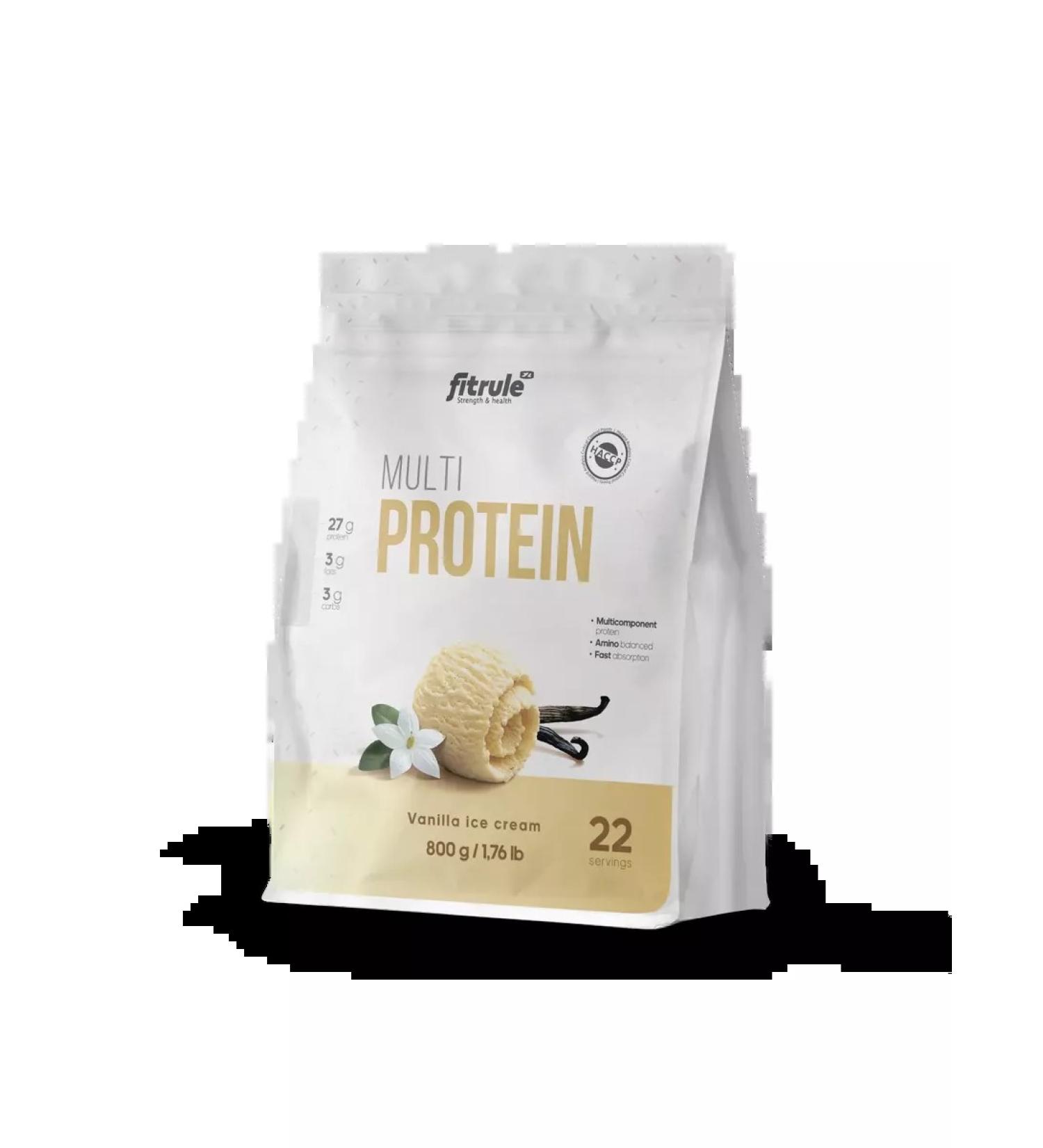 Fitrule Nutrition Multi -component protein 800g vanilla - Buy Online on GoSupps.com
