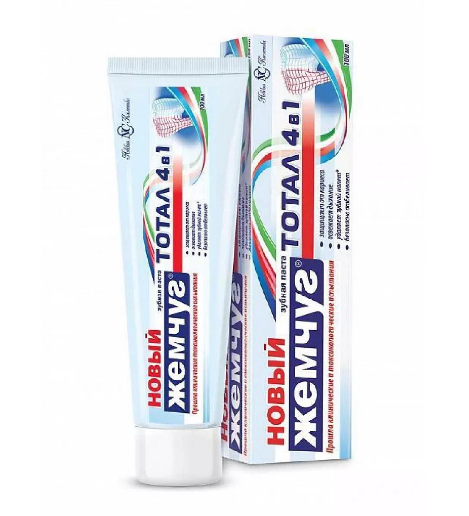 New pearl Toothpaste Total 4V1 100ml