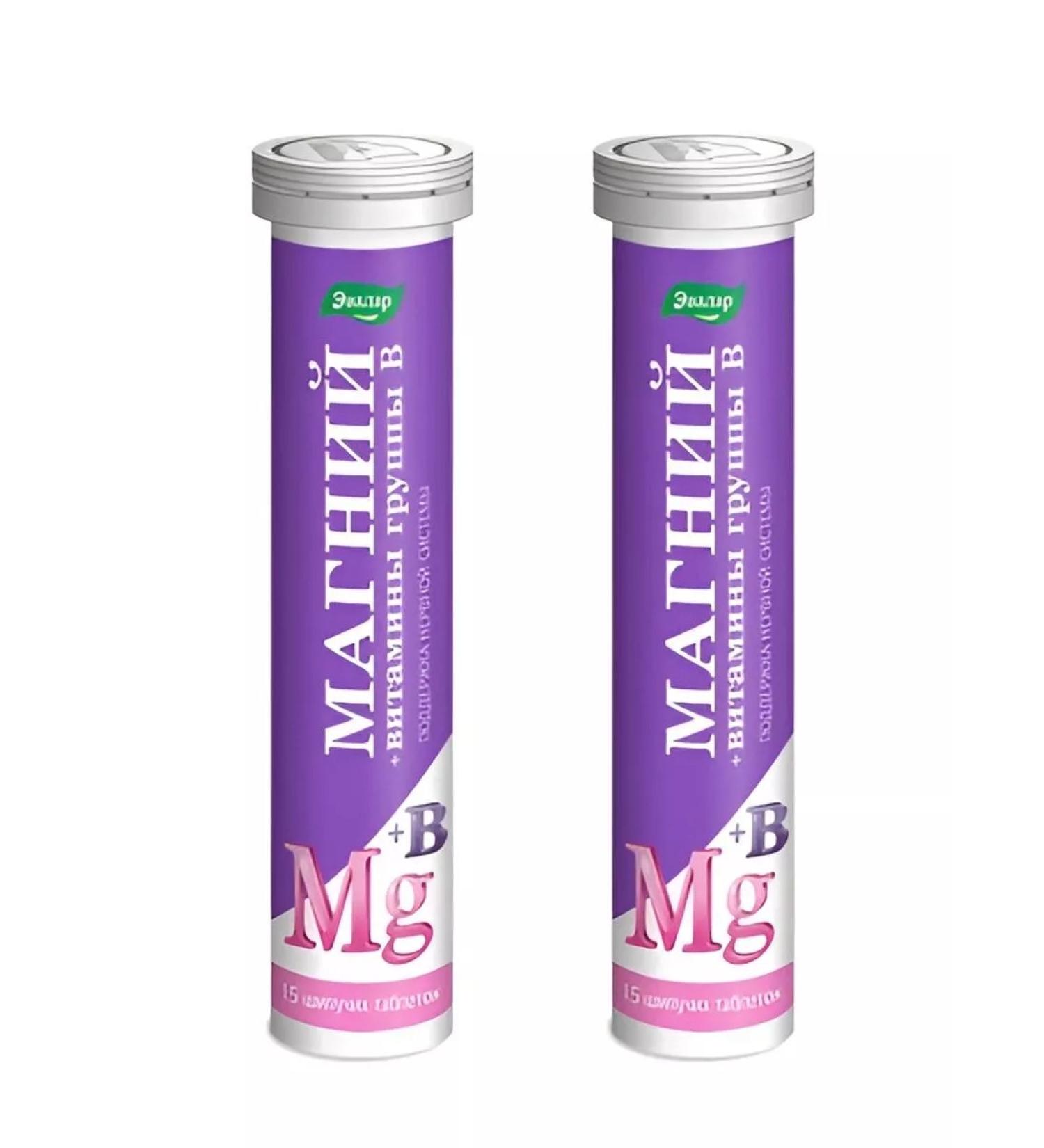 Evalar Magnesium + B vitamins in 2 pcs