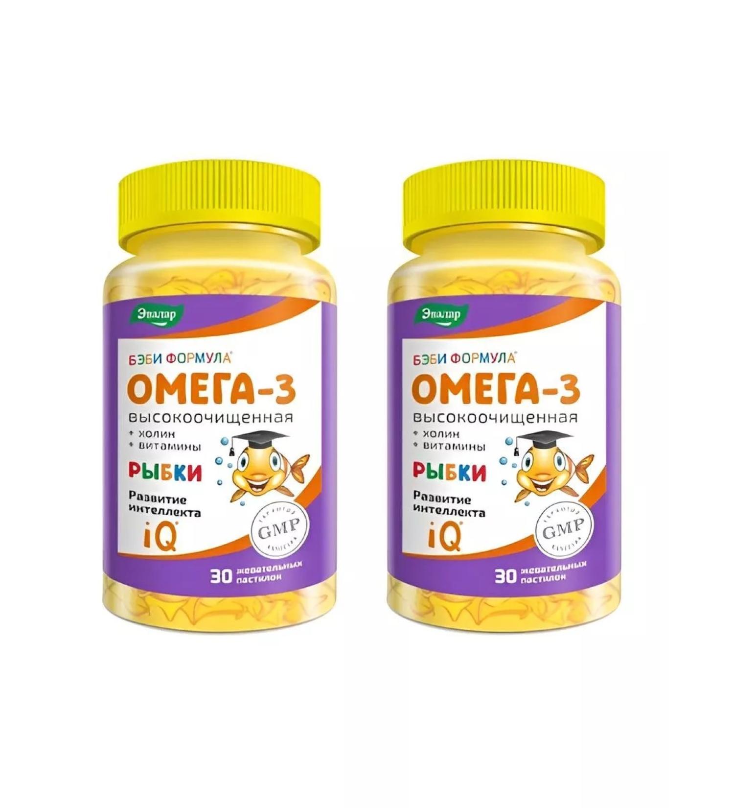 Evalar Baby formula omega-3 2 pcs
