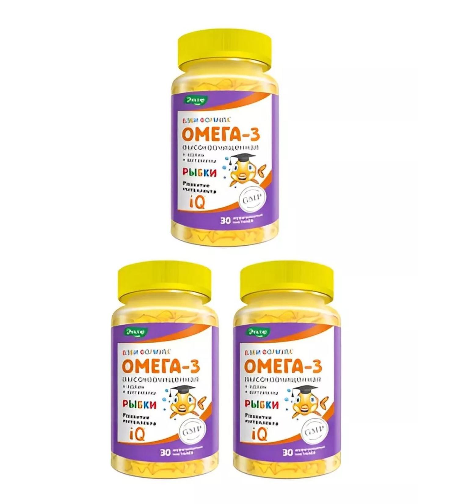 Evalar Baby formula omega-3 3 pcs