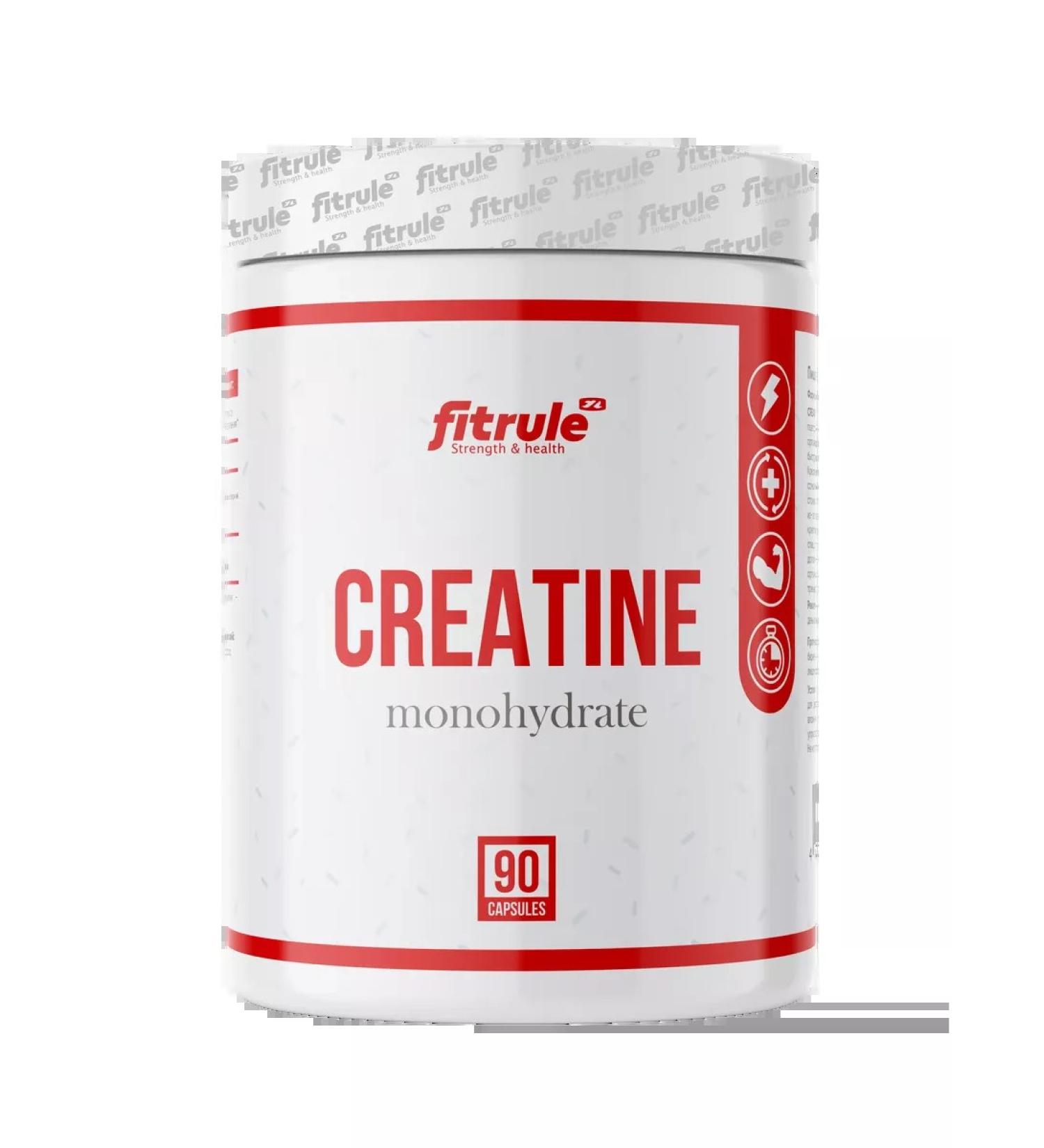 Fitrule Nutrition Fitrol monohydrate creatine 90 capsules - Buy Online on GoSupps.com