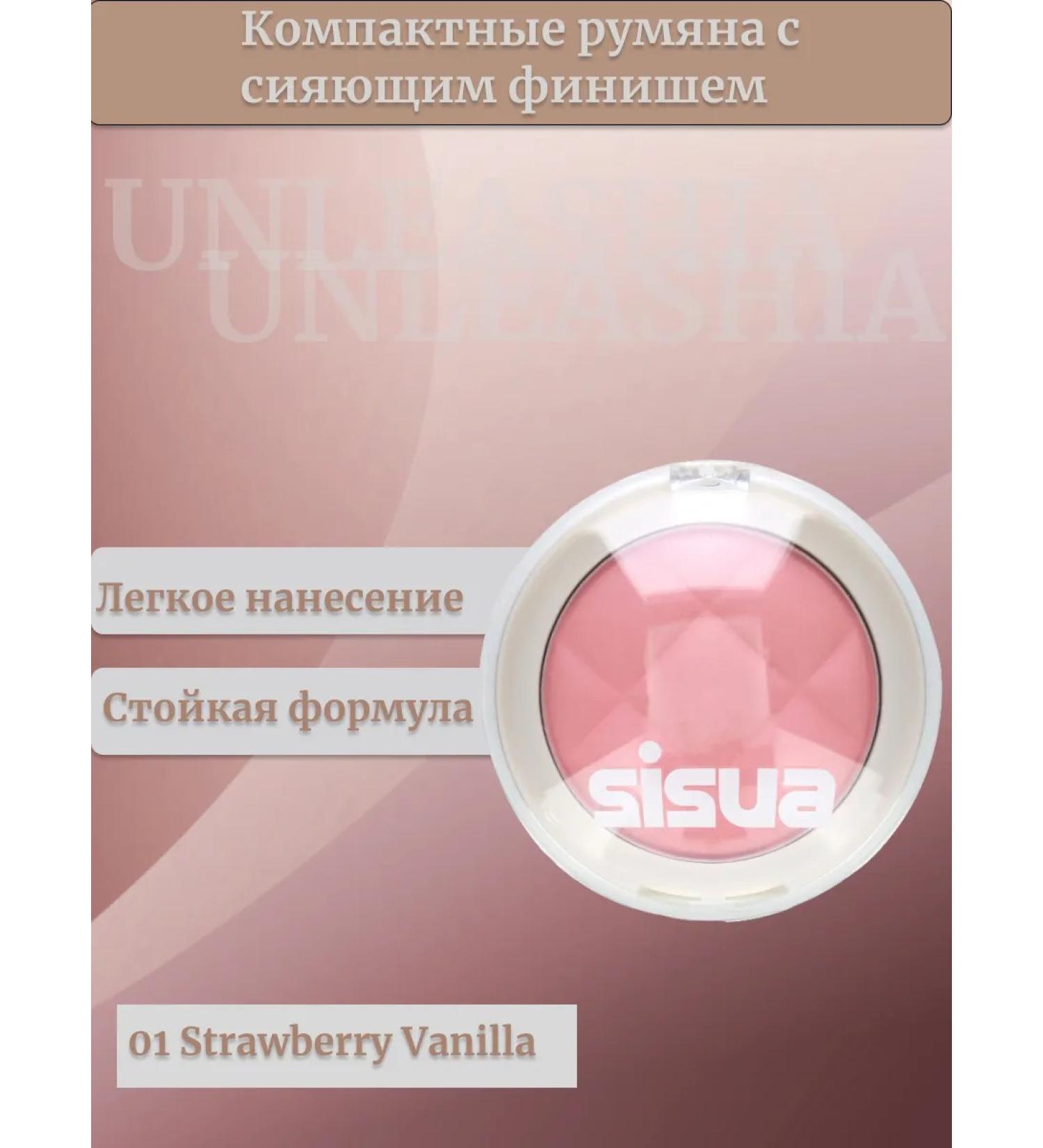 UNLEASHIA Compact blush with a shining finish 01 - Buy Online on GoSupps.com