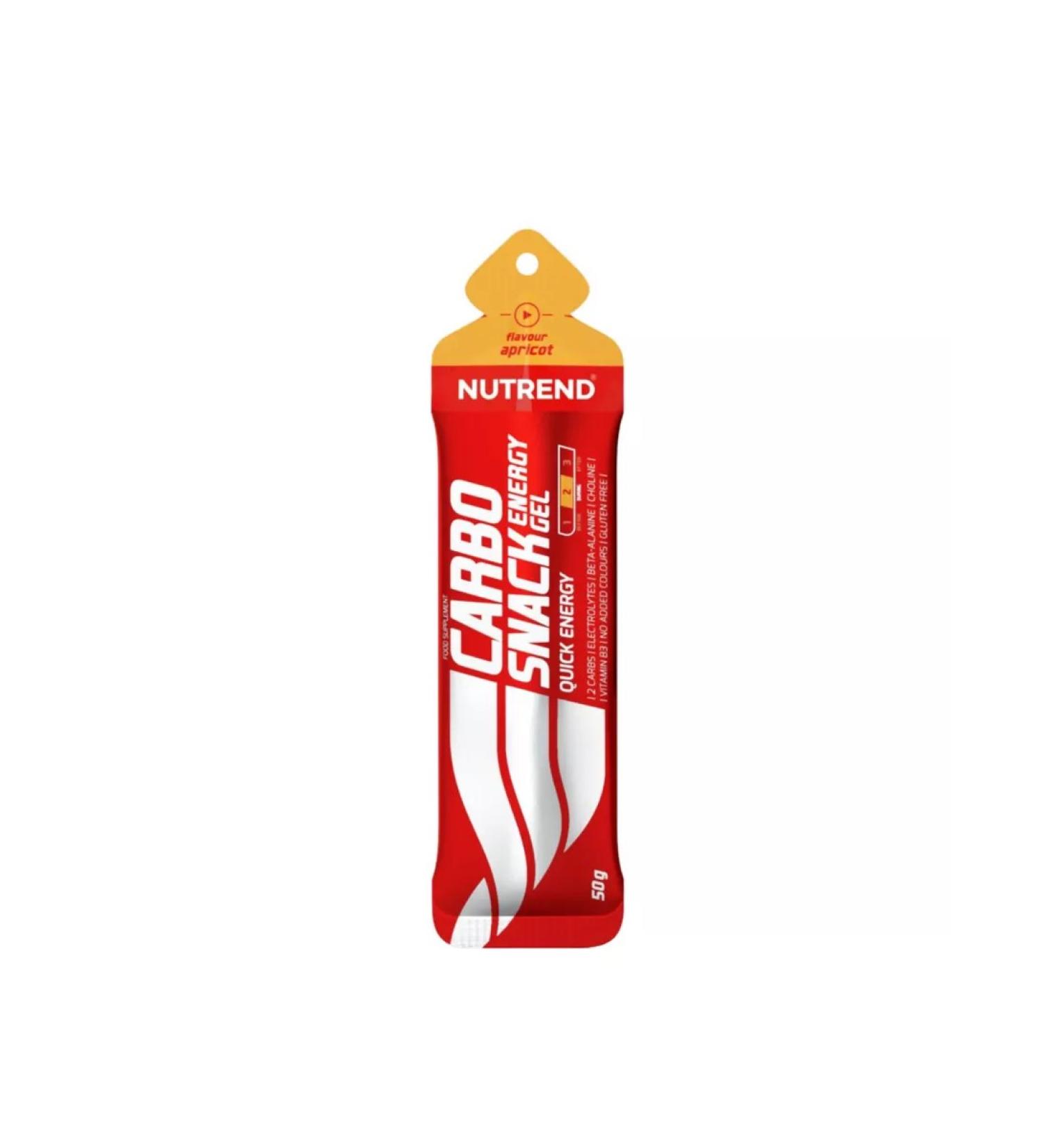 NUTREND Carbosnack isotonic gel carbosnek apricot 50g 1pc - Buy Online on GoSupps.com