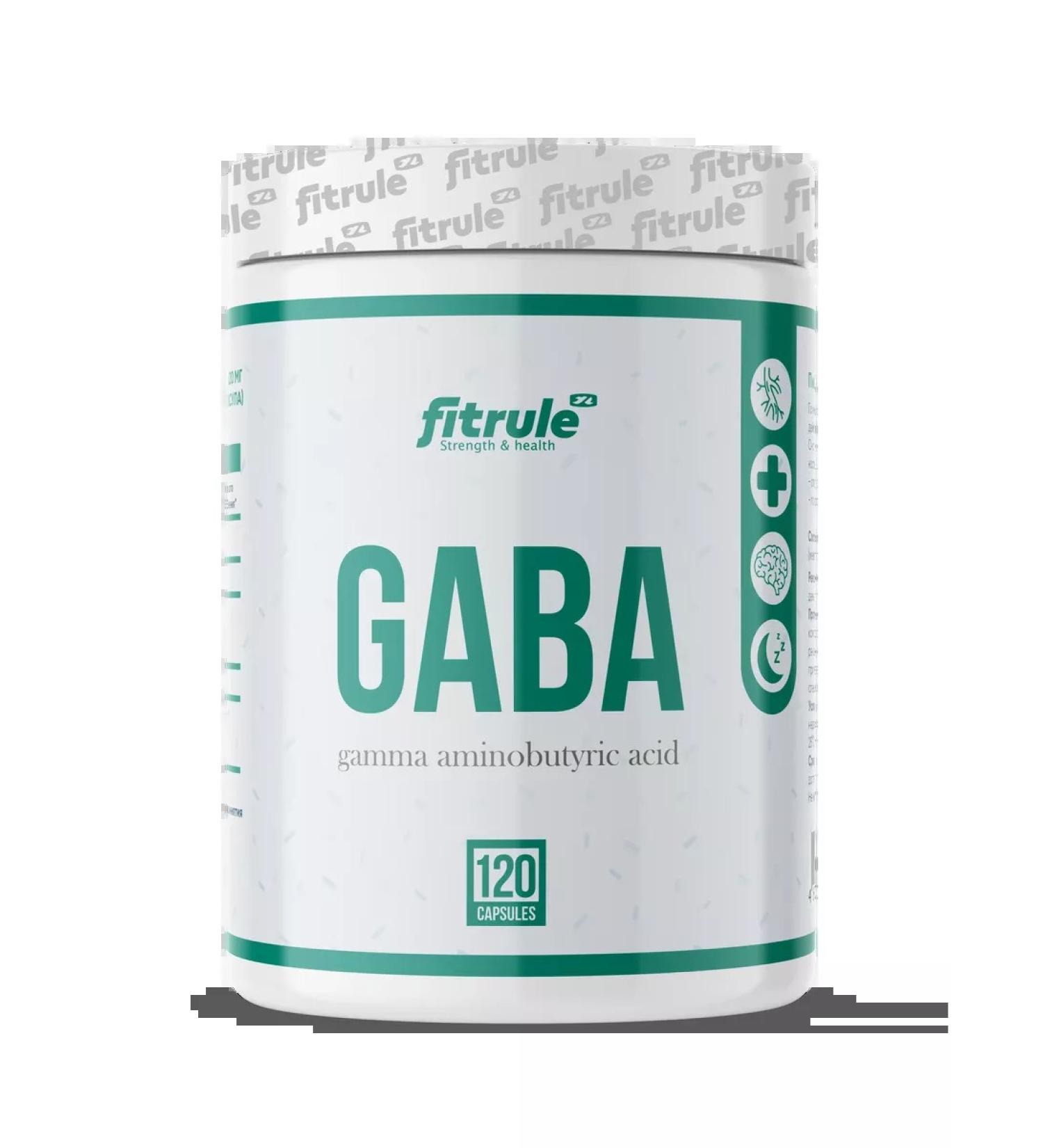 Fitrule Nutrition Fitrule Gaba 500mg 120 Caps GABA for central nervous systems - Buy Online on GoSupps.com