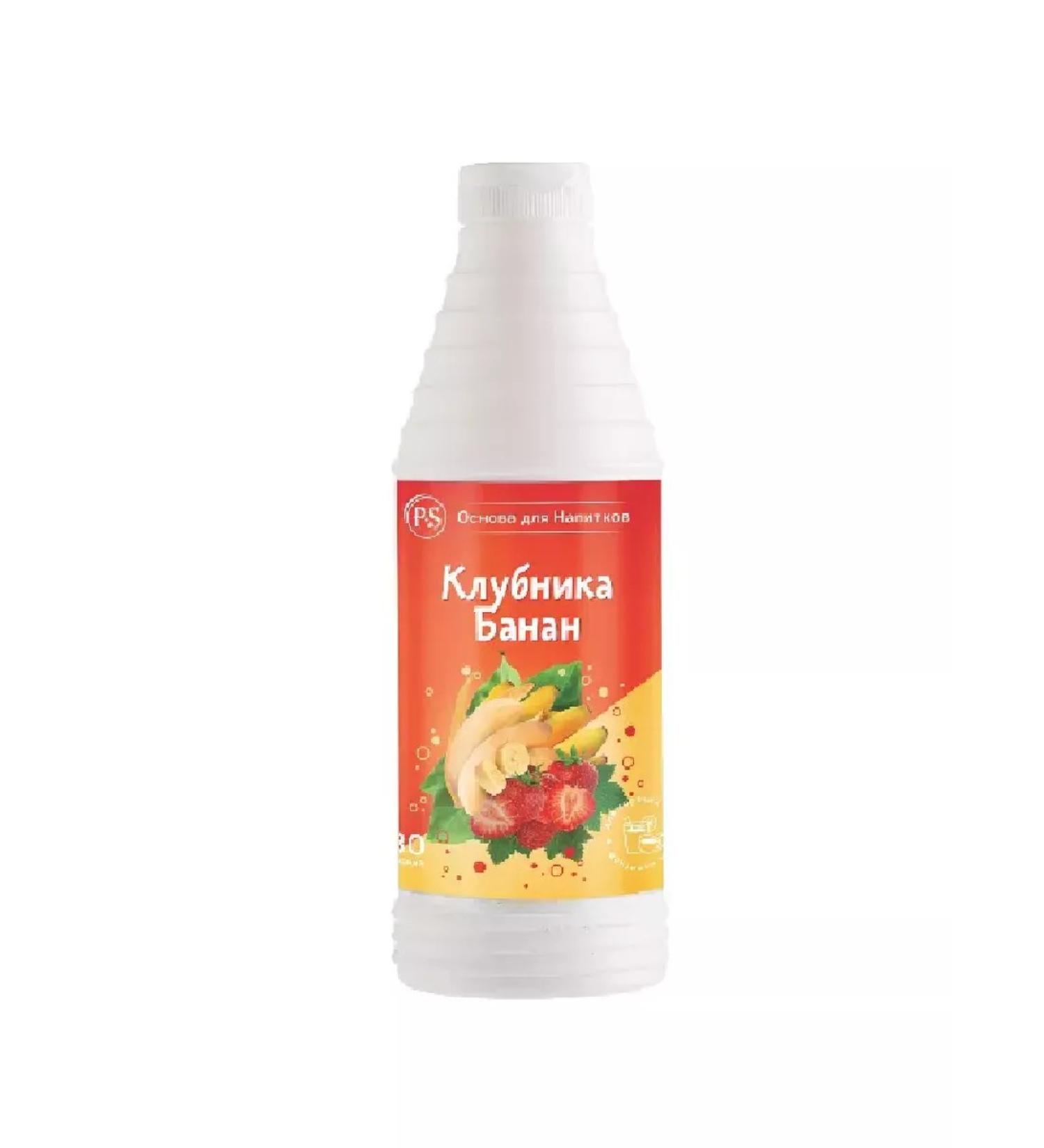 ProffSyrup The basis for drinks "Strawberry-Banan" 1kg