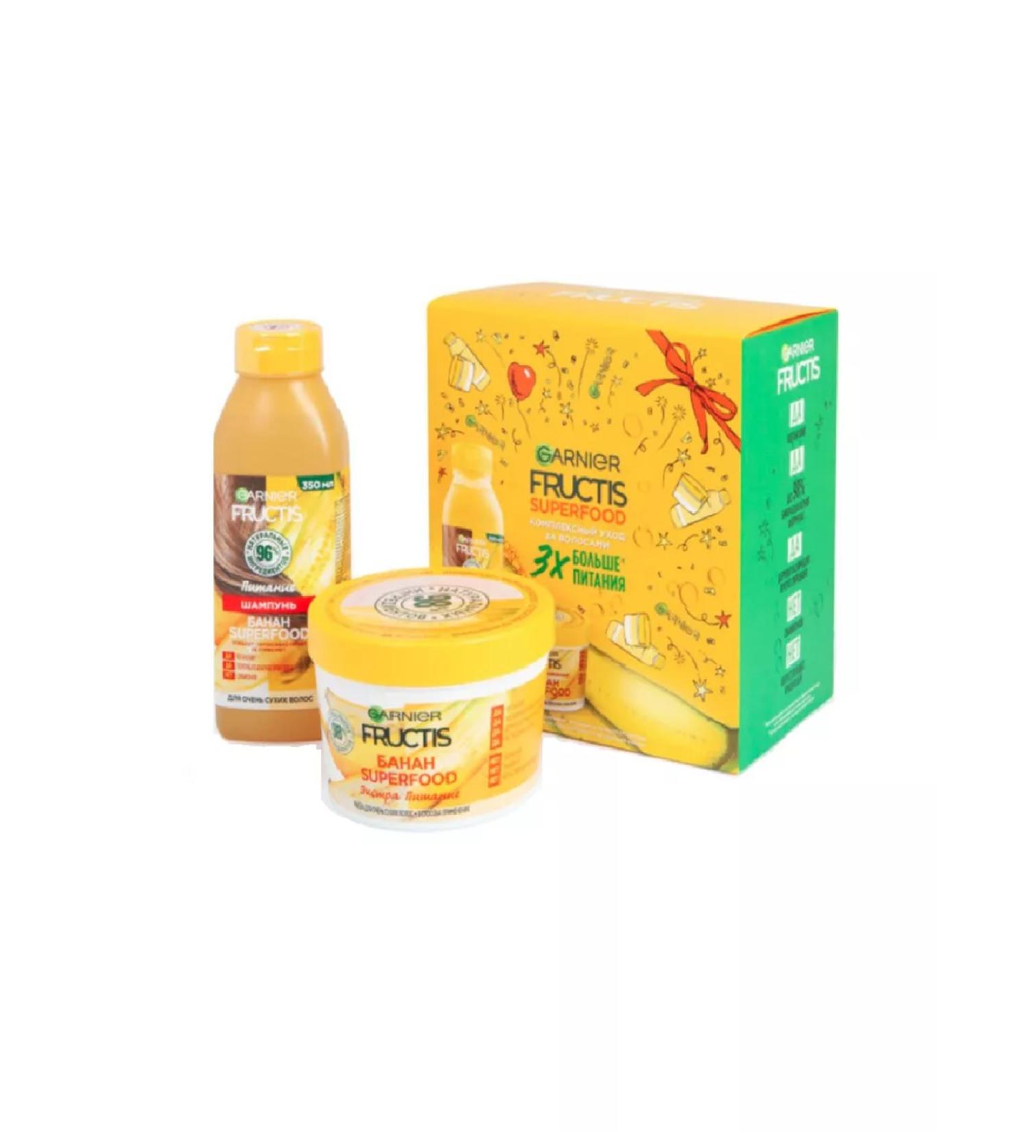 Garnier Set of shampoo and hair mask - Buy Online on GoSupps.com