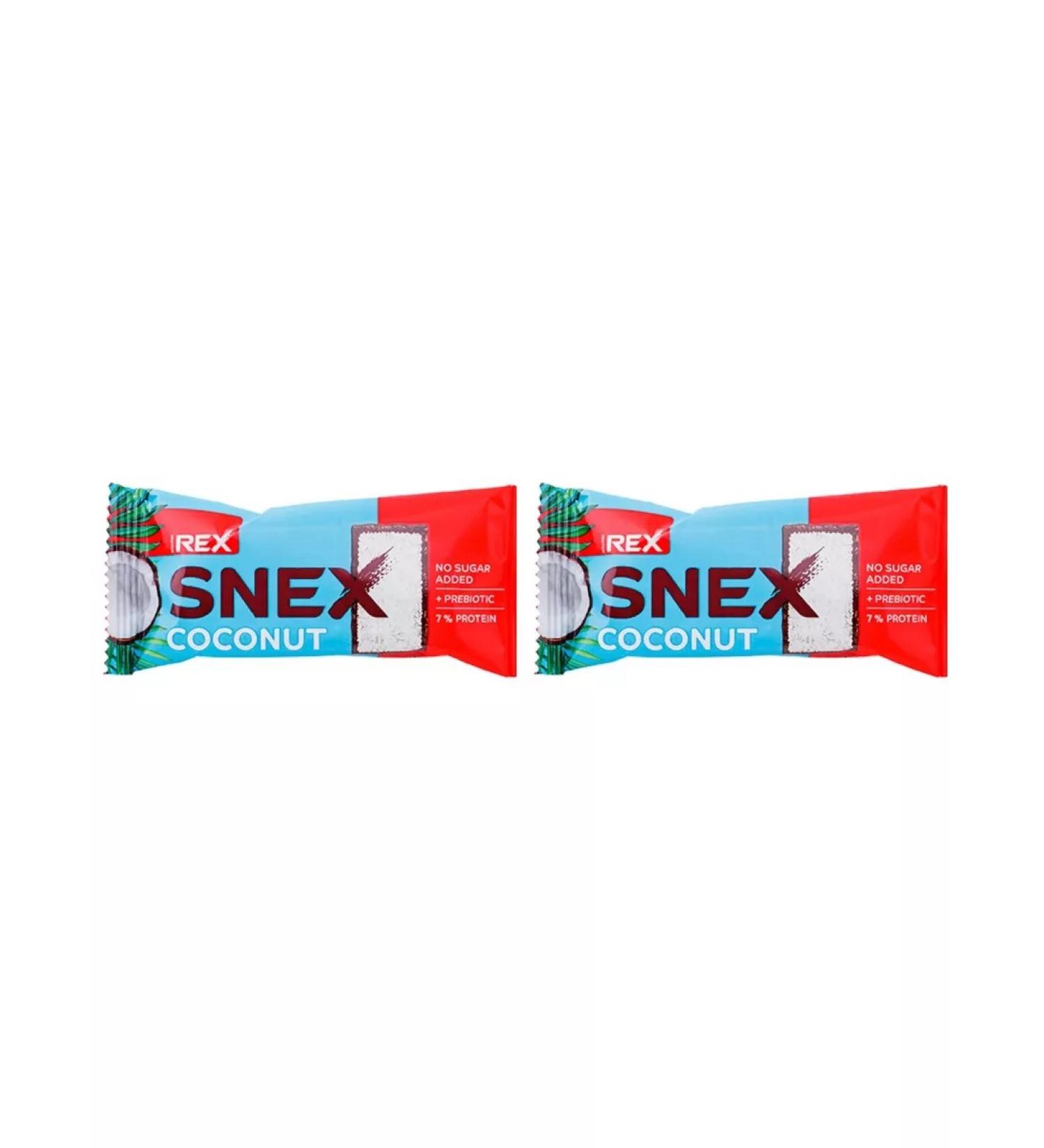 ProteinRex Protein bars without sugar coconut 2 pieces - Buy Online on GoSupps.com