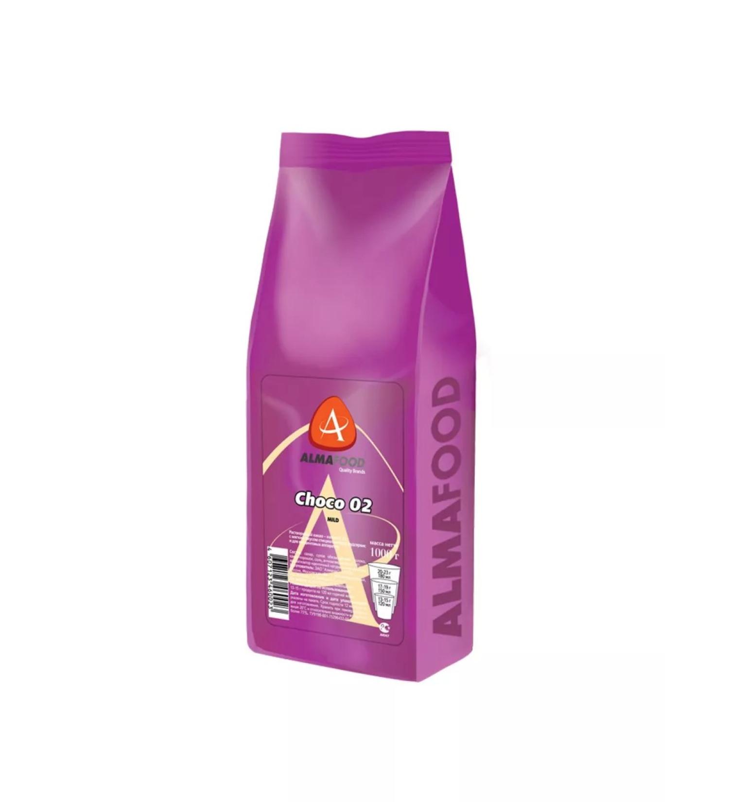 AlmaFood Cocoa drink "Choco 02 Mild" 1 kg