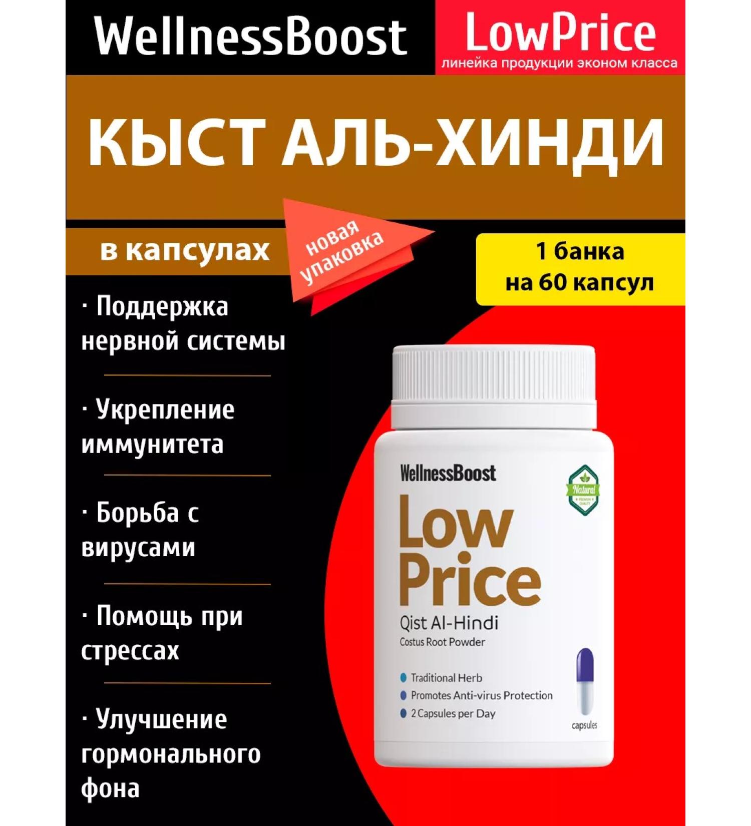 WellnessBoost Kyst al Hindi for immunity from parasites 60 capsules