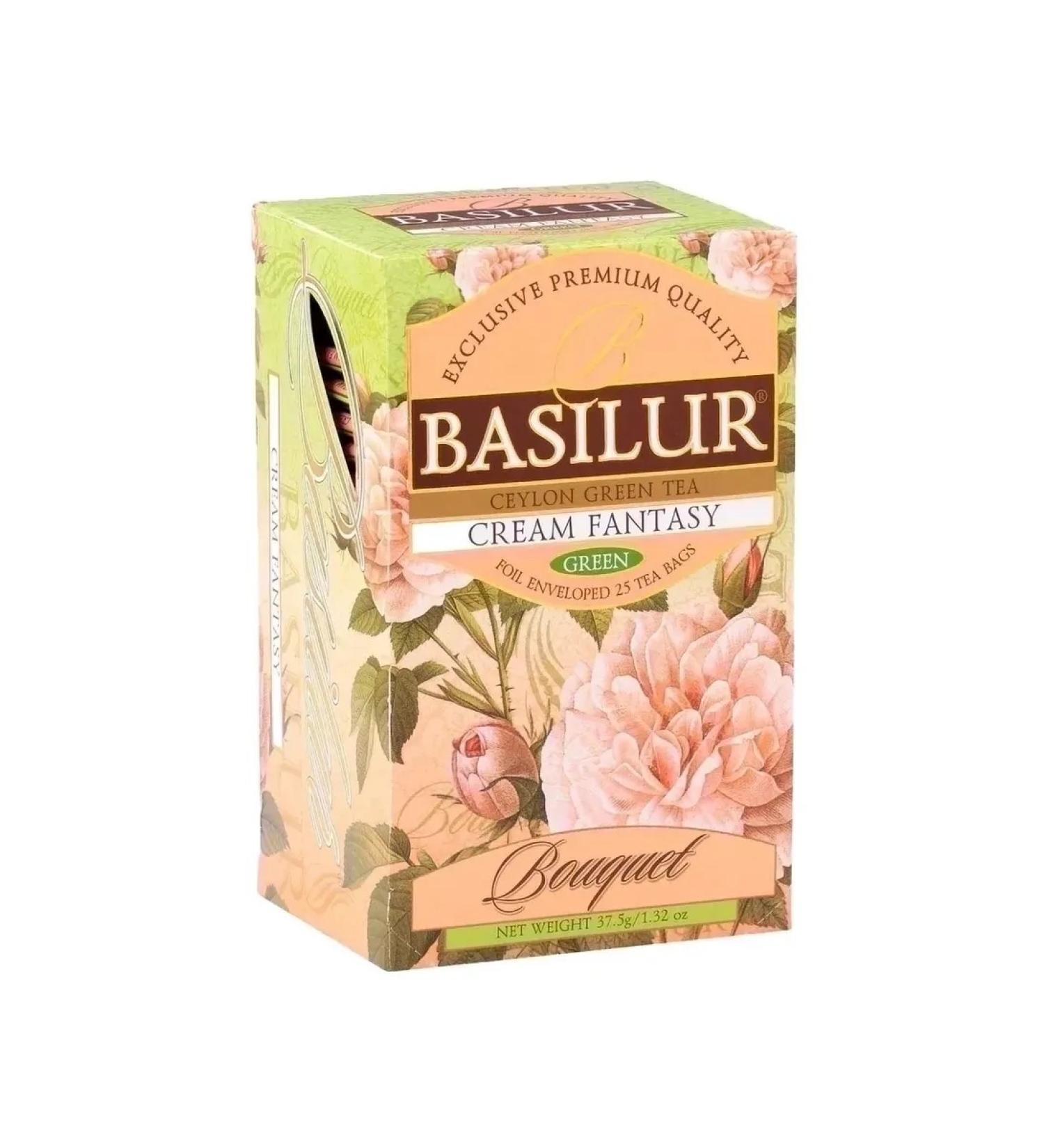Tea green basilur cream fantasy 25 packages - Buy Online on GoSupps.com