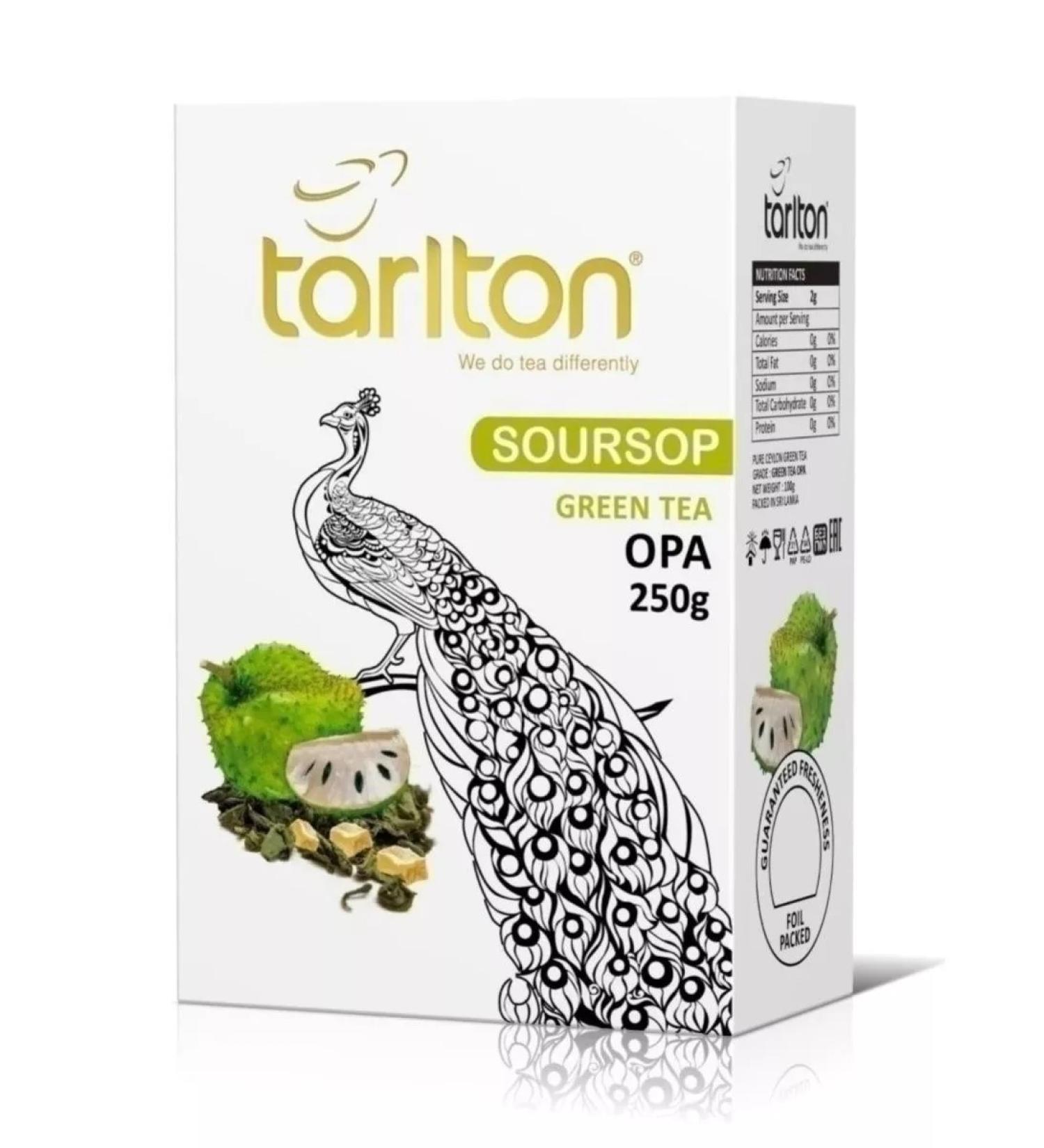 Tarlton Green tea 250g with slices of a sausup