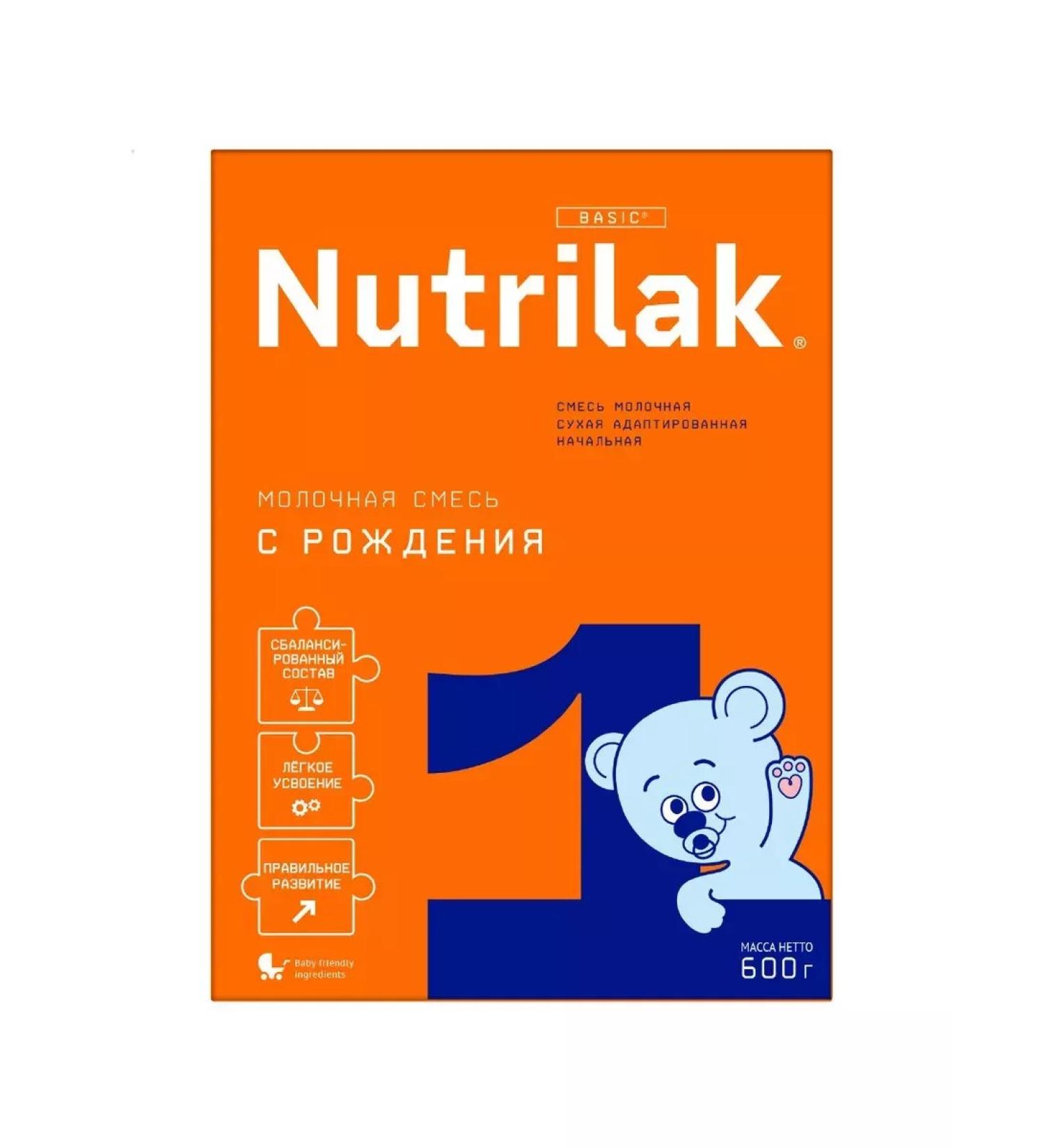 Nutrilak 1 mixture dry adapter 600.0 - 1 pcs