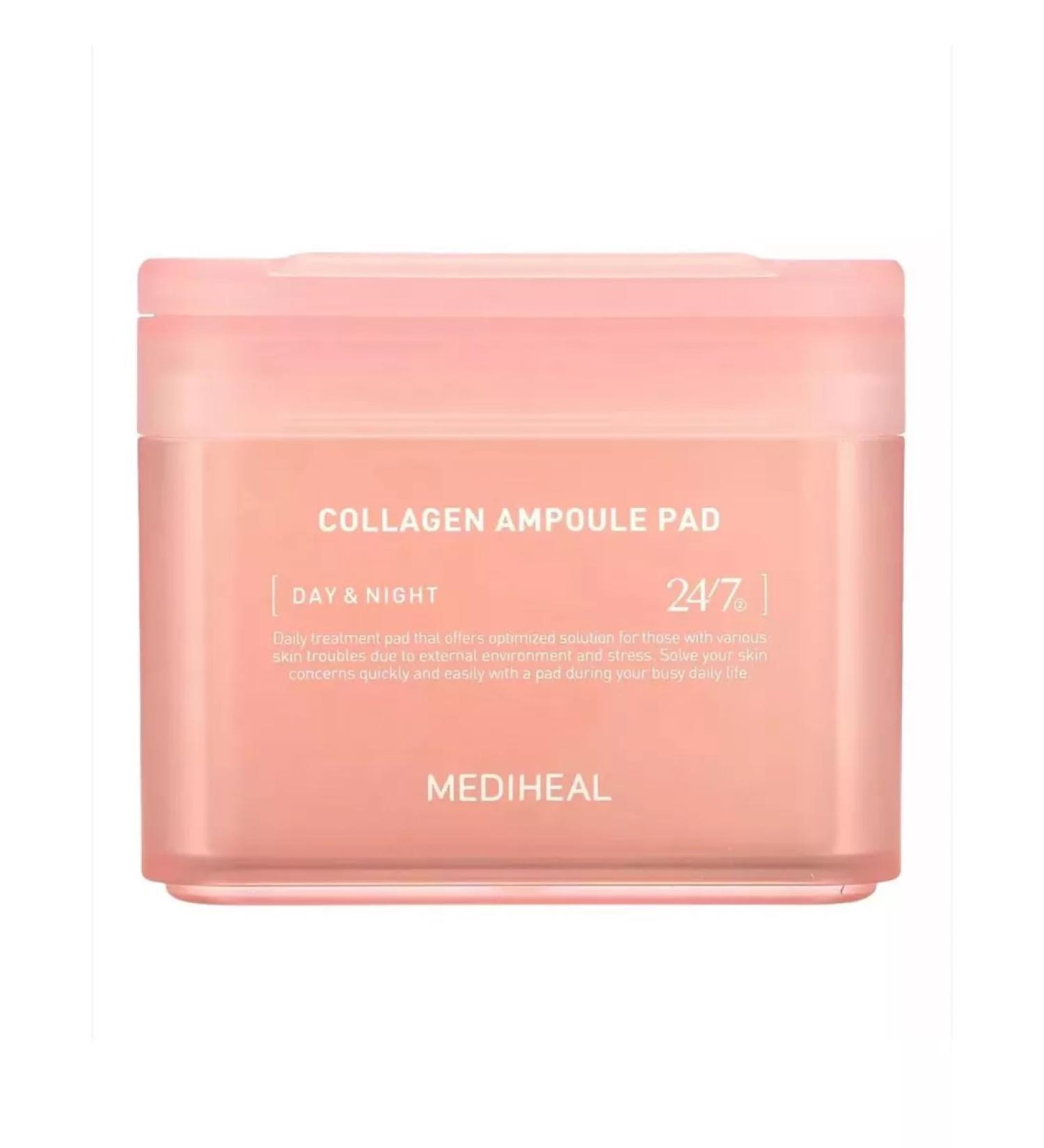 MEDIHEAL Moisturizing and pulling toner-pades with collagen - Buy Online on GoSupps.com
