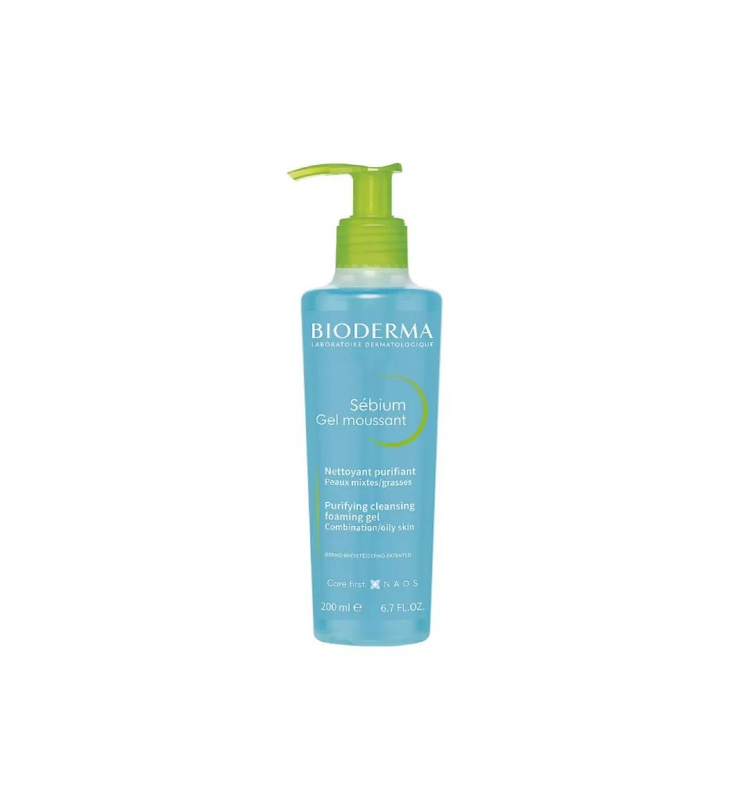 ATM BioDERMA SEBIUM GEL MOOSSANT 200 ml washing - Buy Online on GoSupps.com