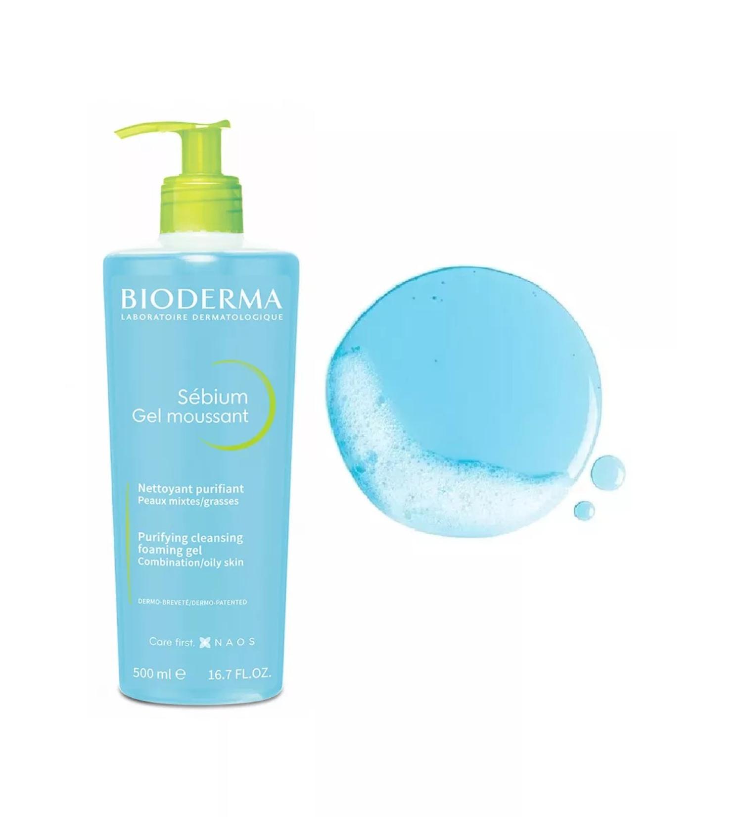 ATM BioDERMA SEBIUM GEL MOOSSANT 500 ml washing - Buy Online on GoSupps.com