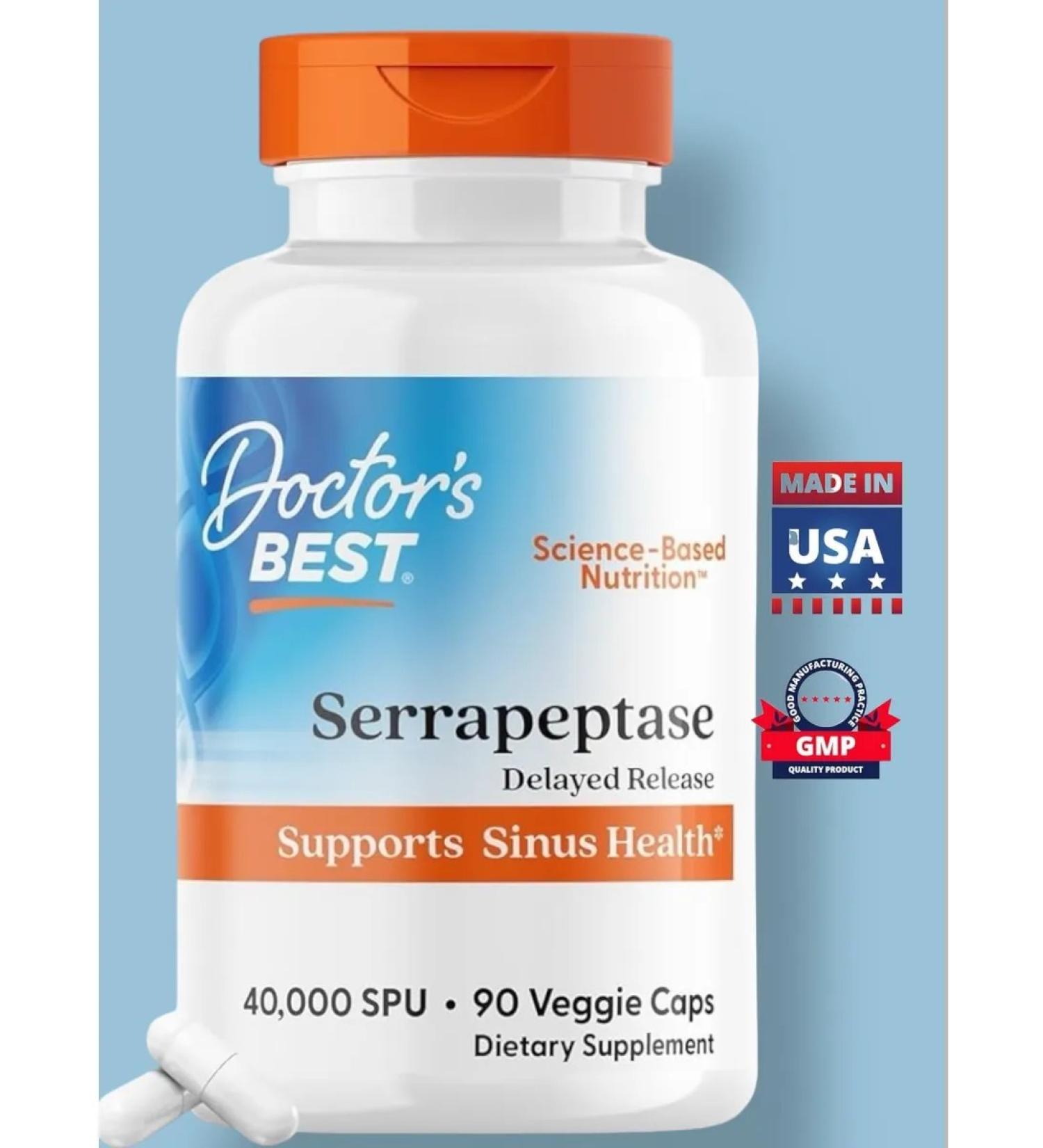Doctor's Best Serrapeptase Serrapeptase - Buy Online on GoSupps.com
